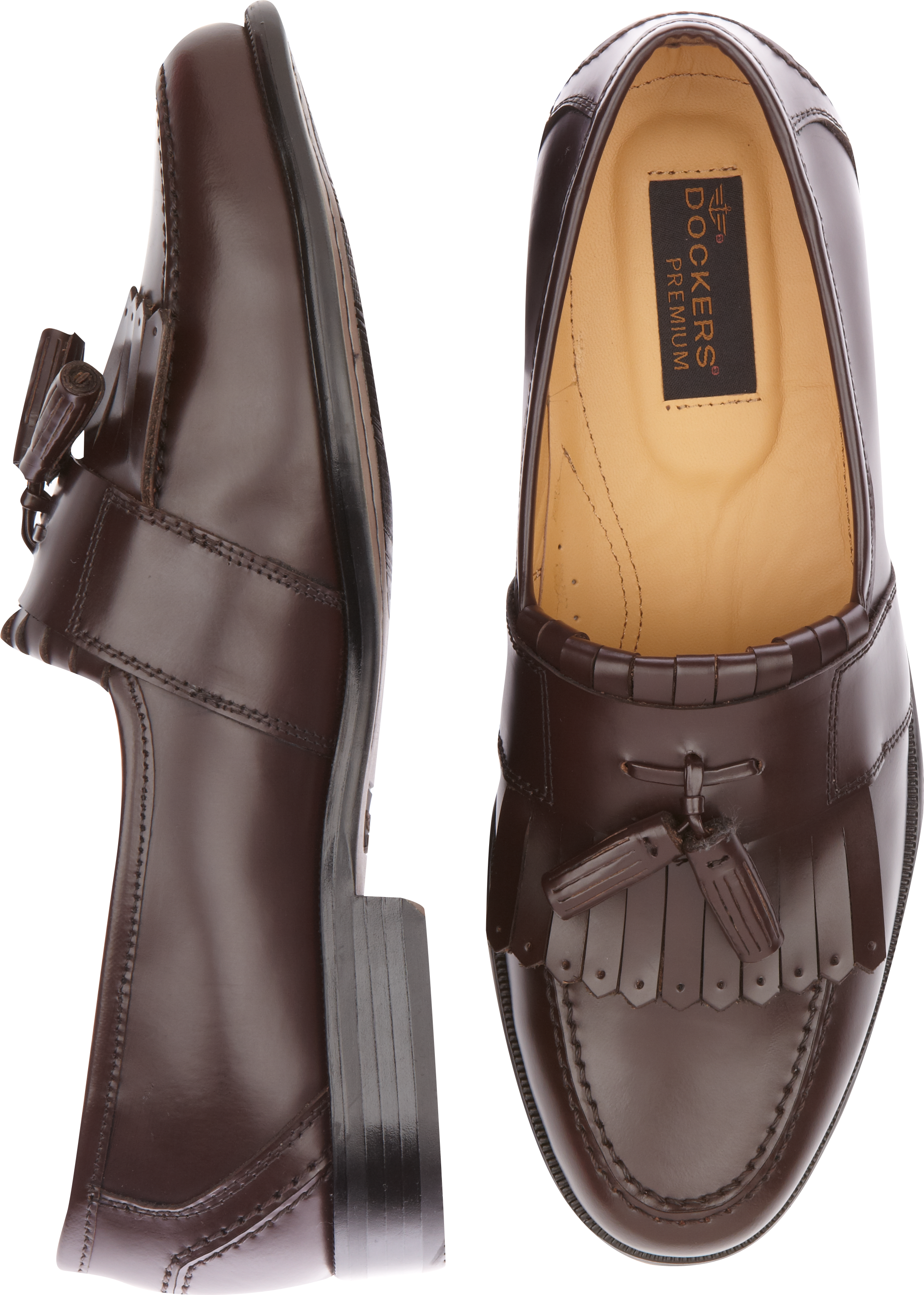 Dockers&reg; Milano Burgundy Kiltie Tassel Loafers