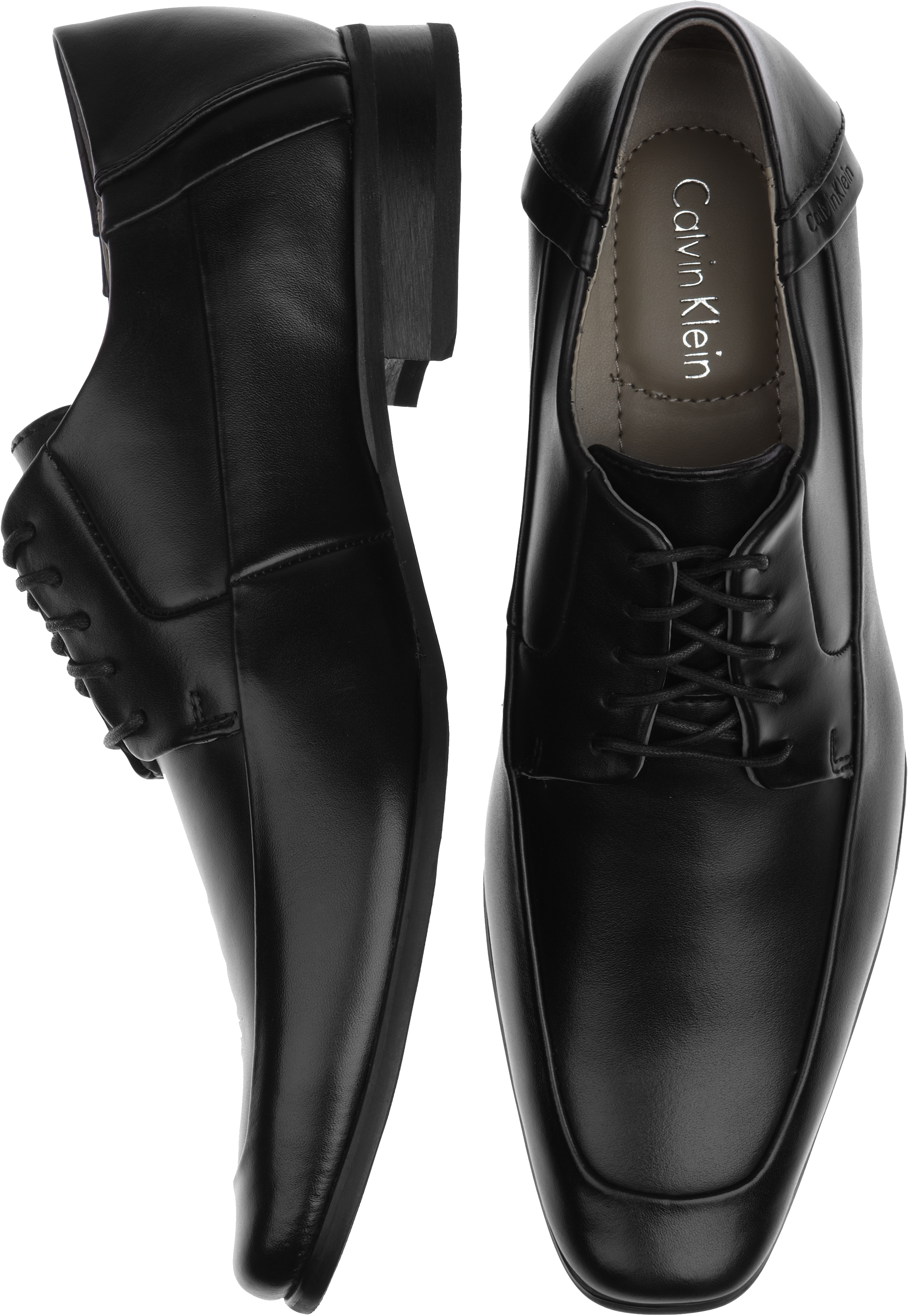 Calvin Klein Brent Black Lace-Up Dress Shoes