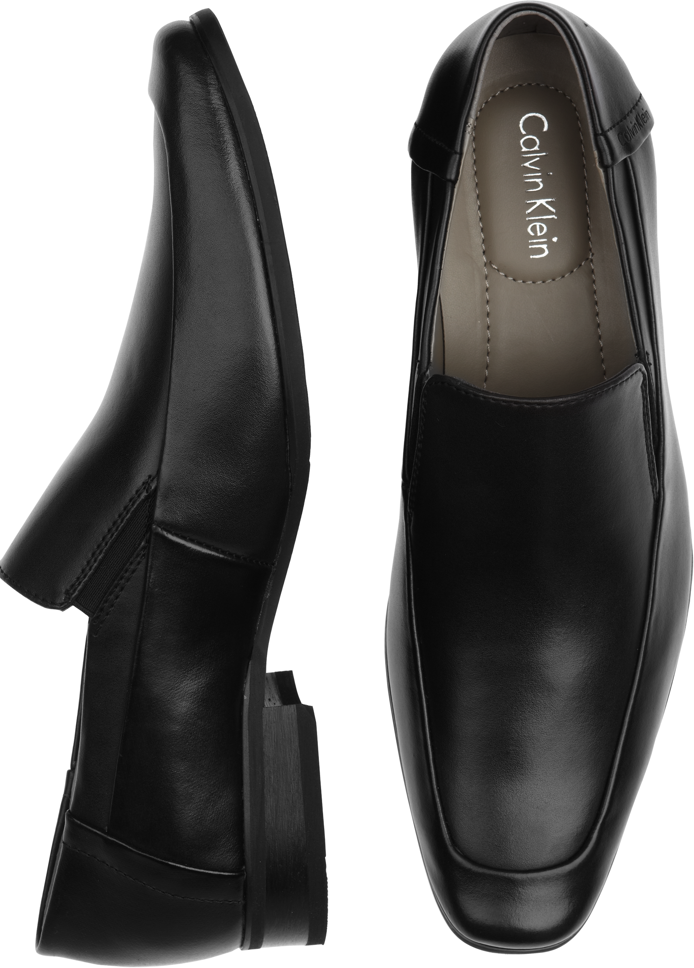 Calvin Klein Brad Black Slip-On Dress Shoes