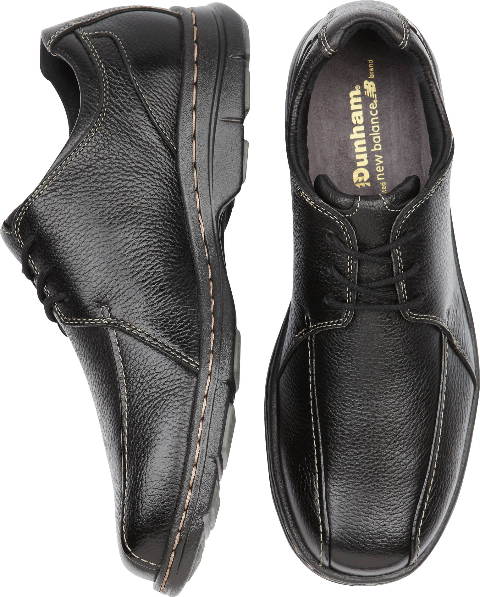 Dunham Brookfield Black Lace-Up Shoes