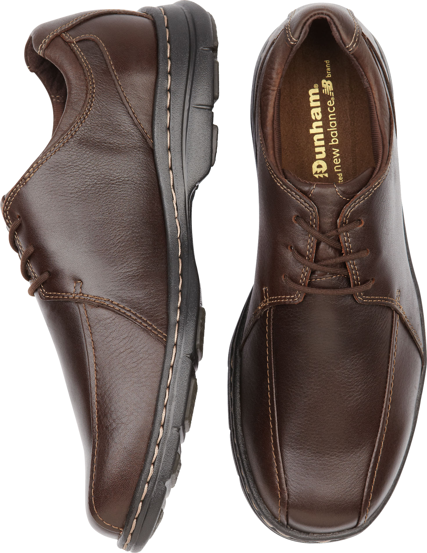 Dunham Brookfield Brown Lace-Up Shoes
