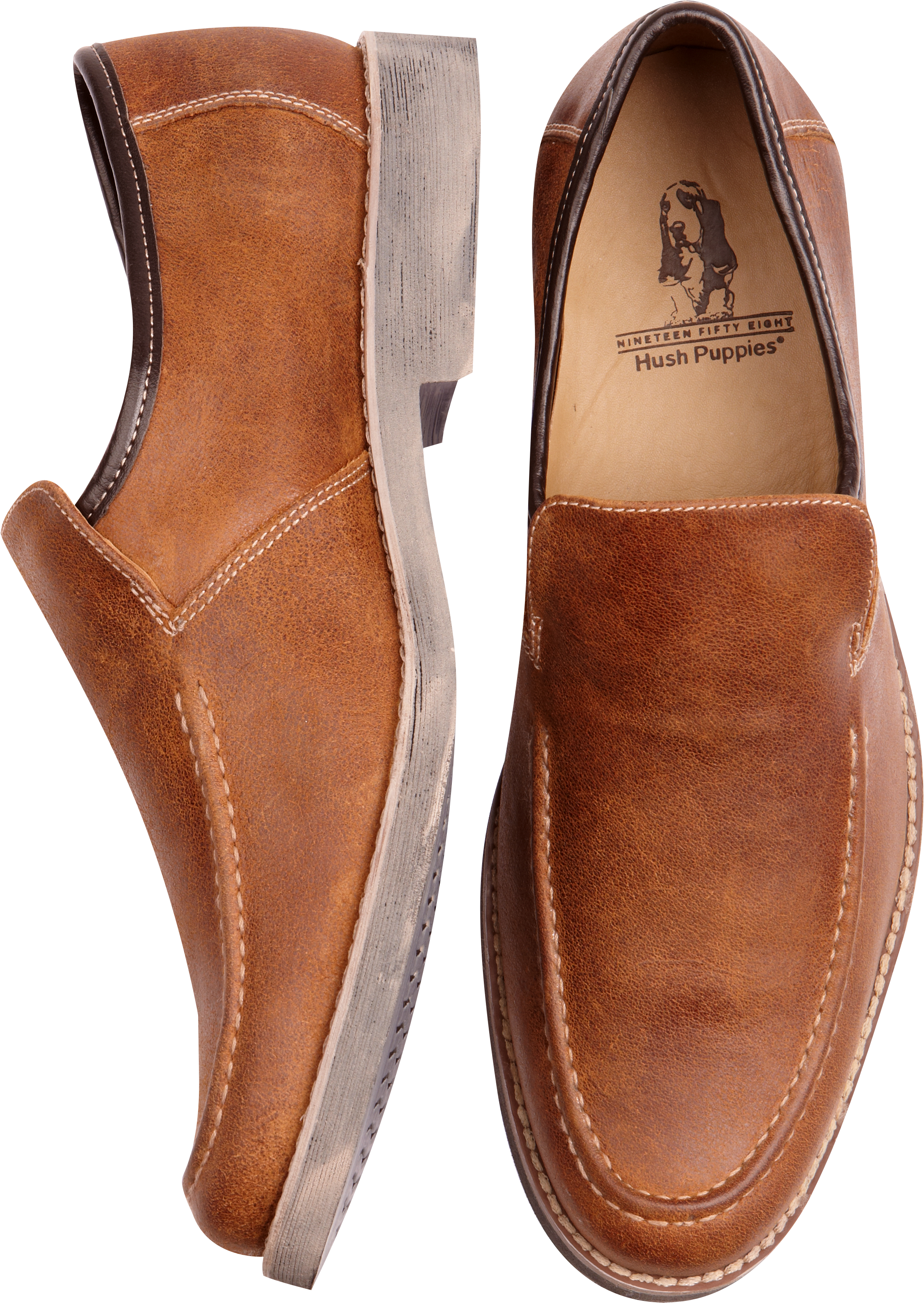 Hush Puppies Reminisce Tan Slip-On Shoes