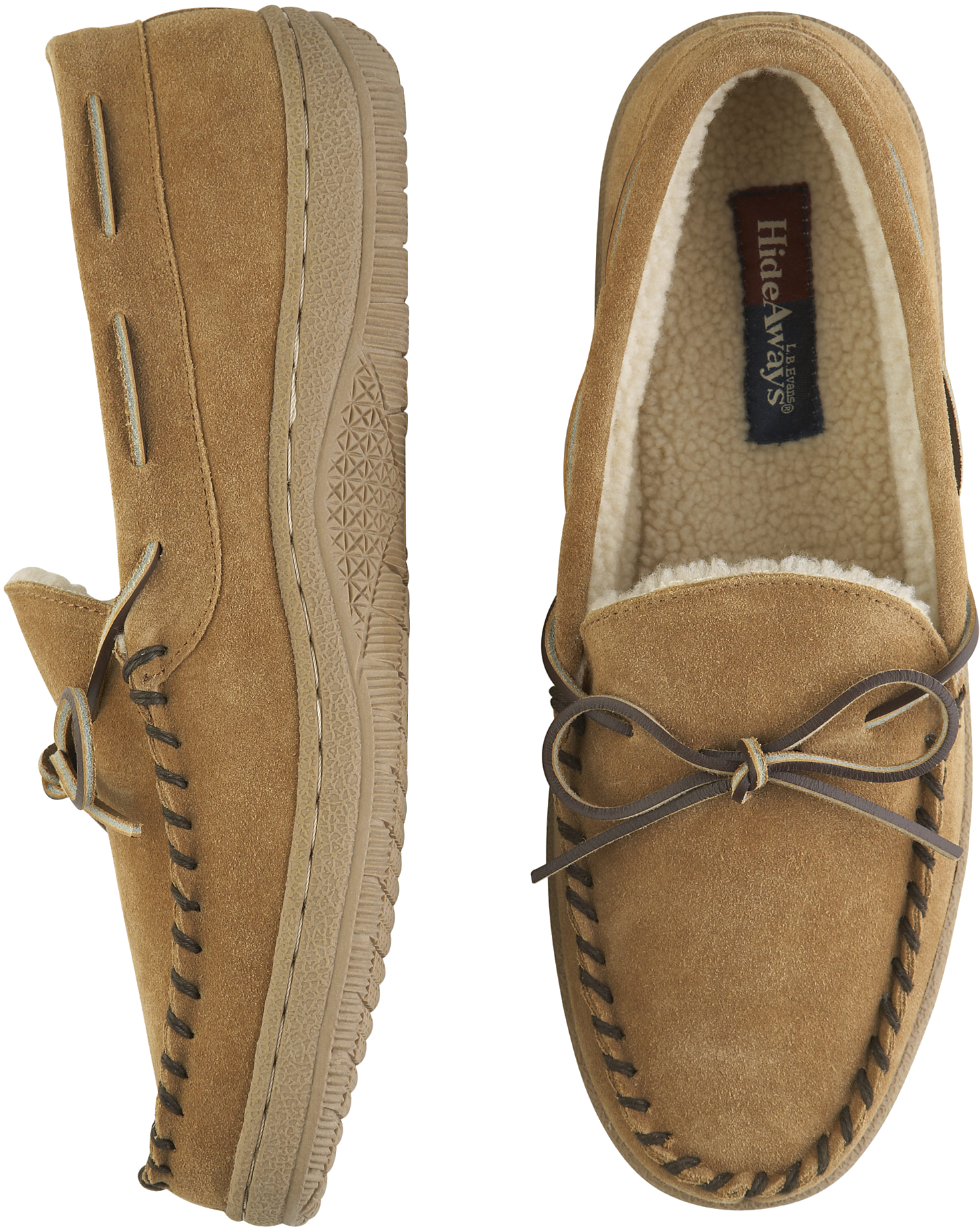 L.B. Evans Tan Slippers