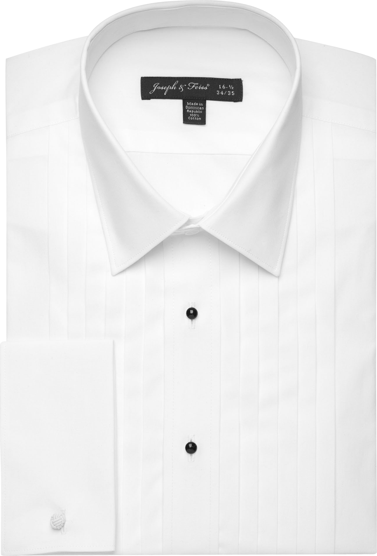 Joseph & Feiss White Tuxedo Shirt
