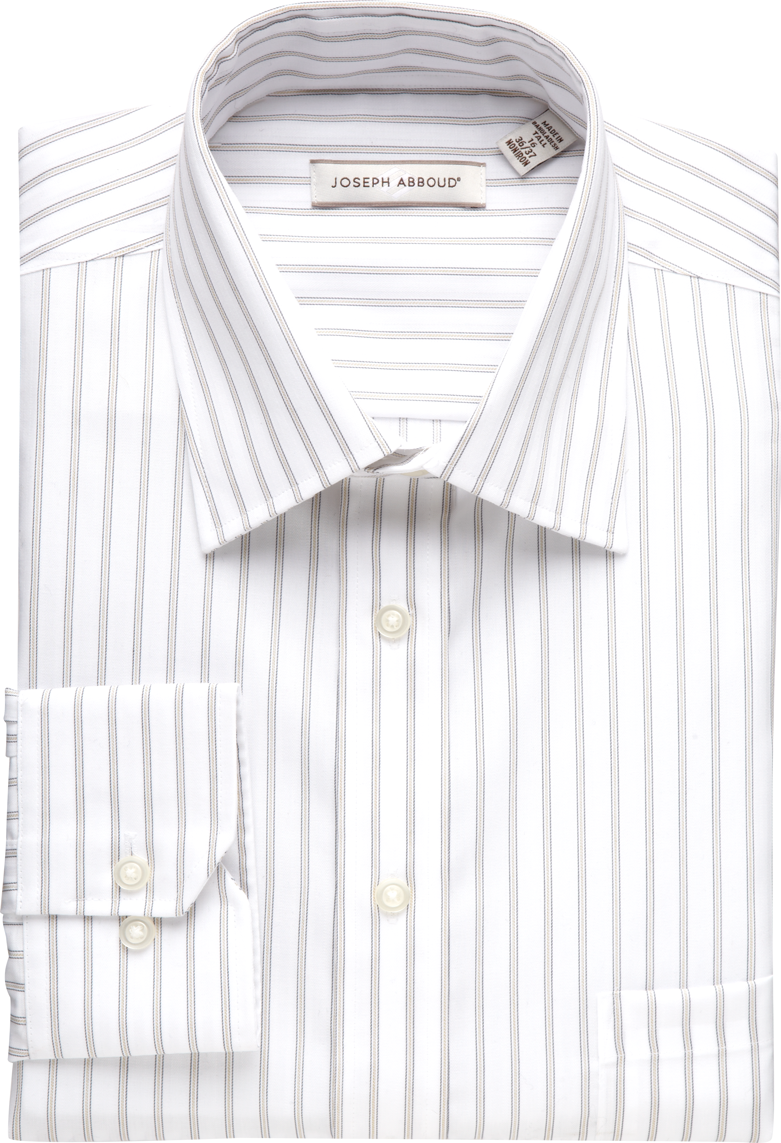 Joseph Abboud Tan Stripe Dress Shirt