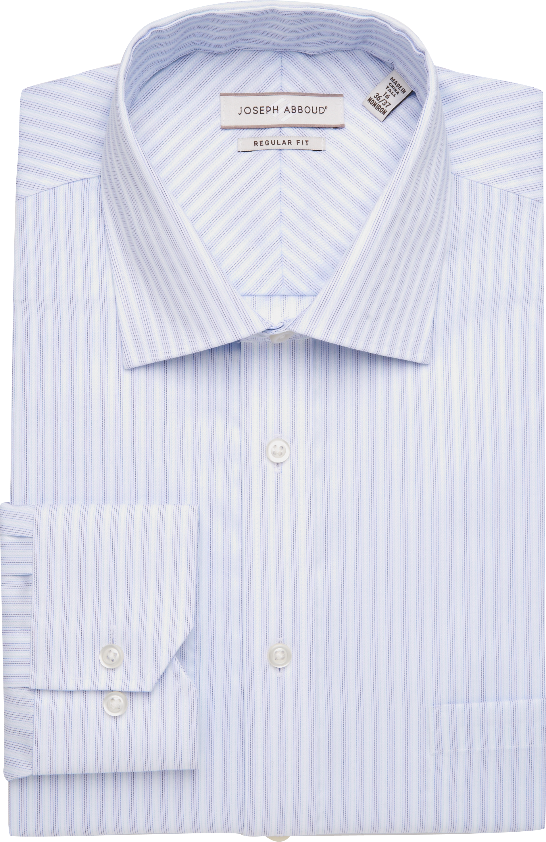 Joseph Abboud Lavender Herringbone Stripe Dress Shirt