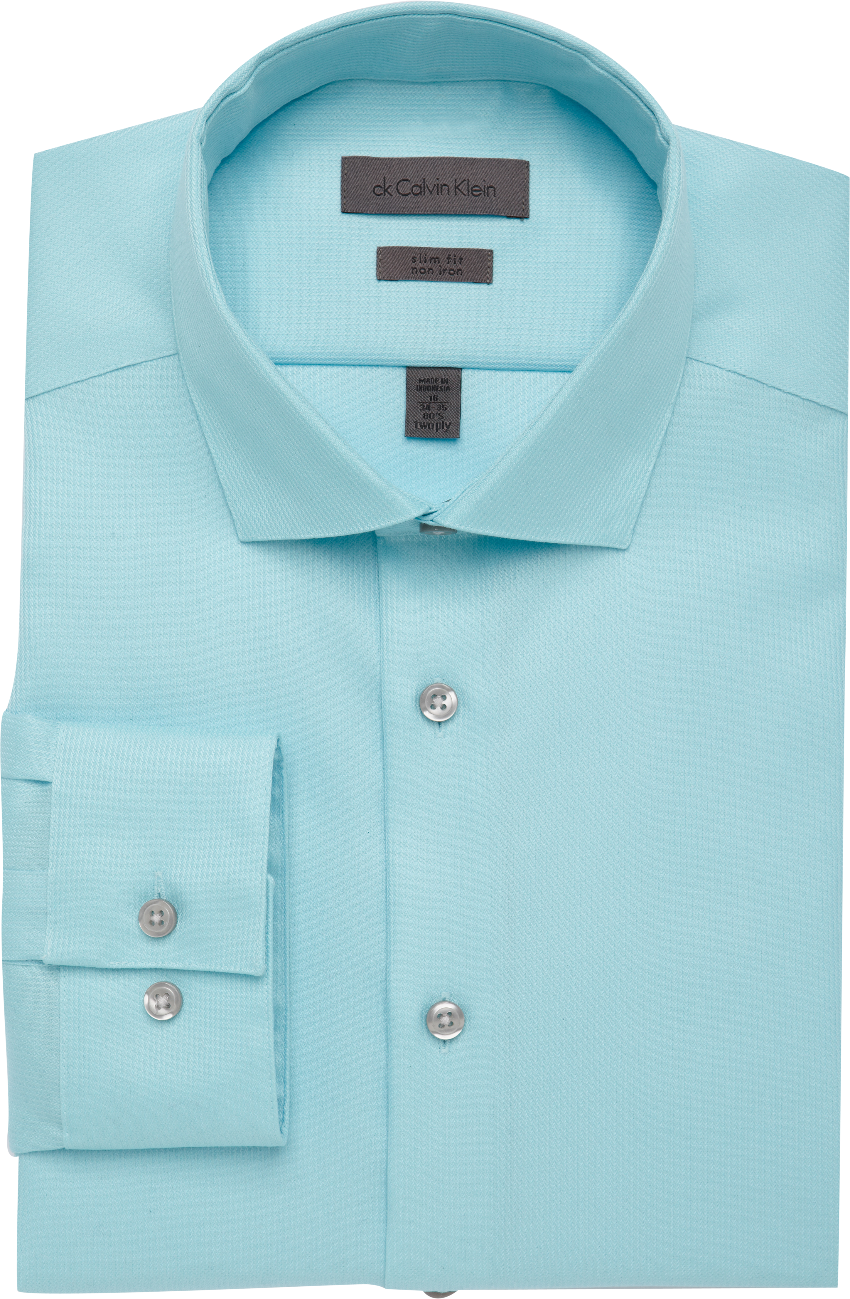 Calvin Klein Sea Spray Slim Fit Dress Shirt
