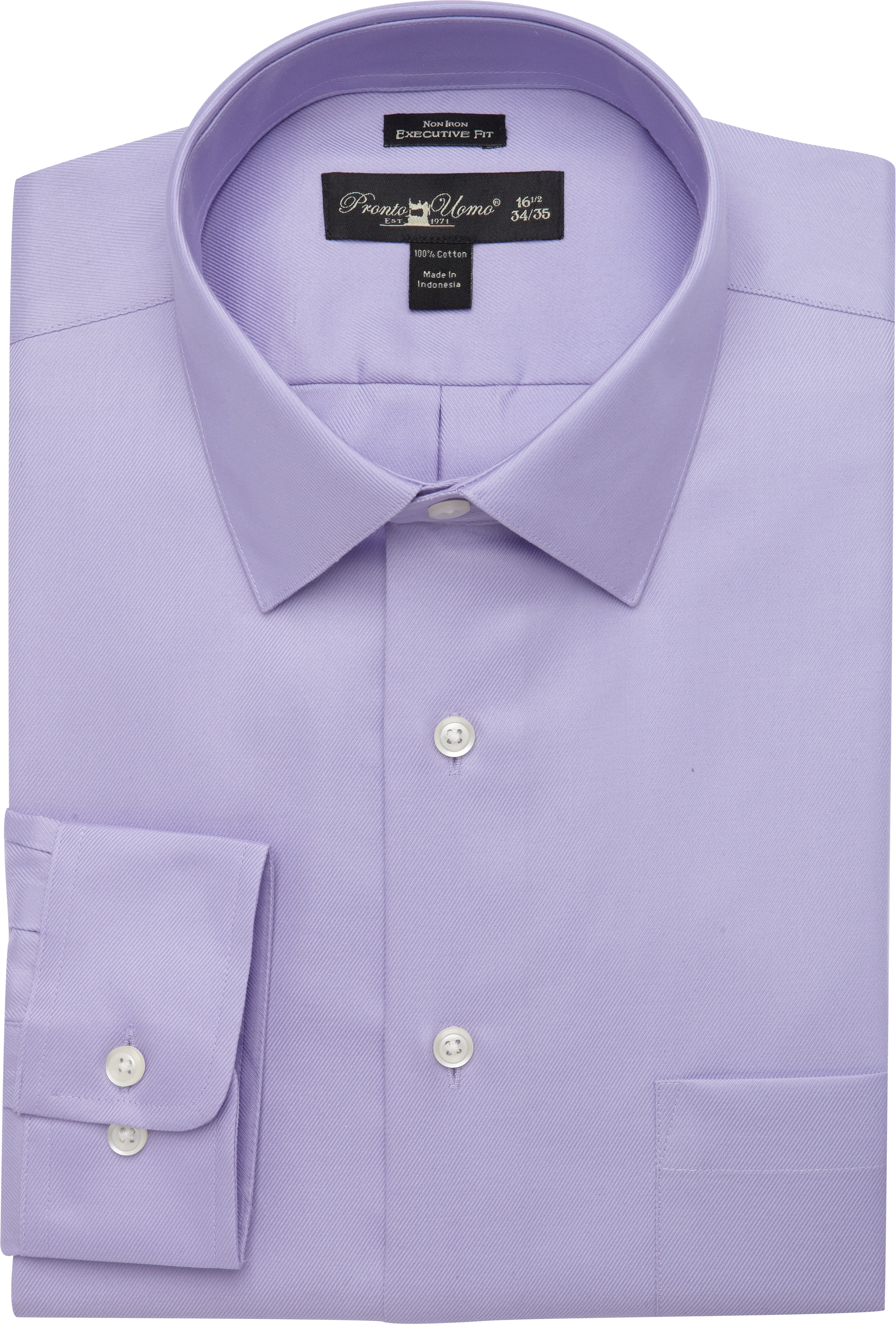 Pronto Uomo Lavender Twill Executive Fit Dress Shirt