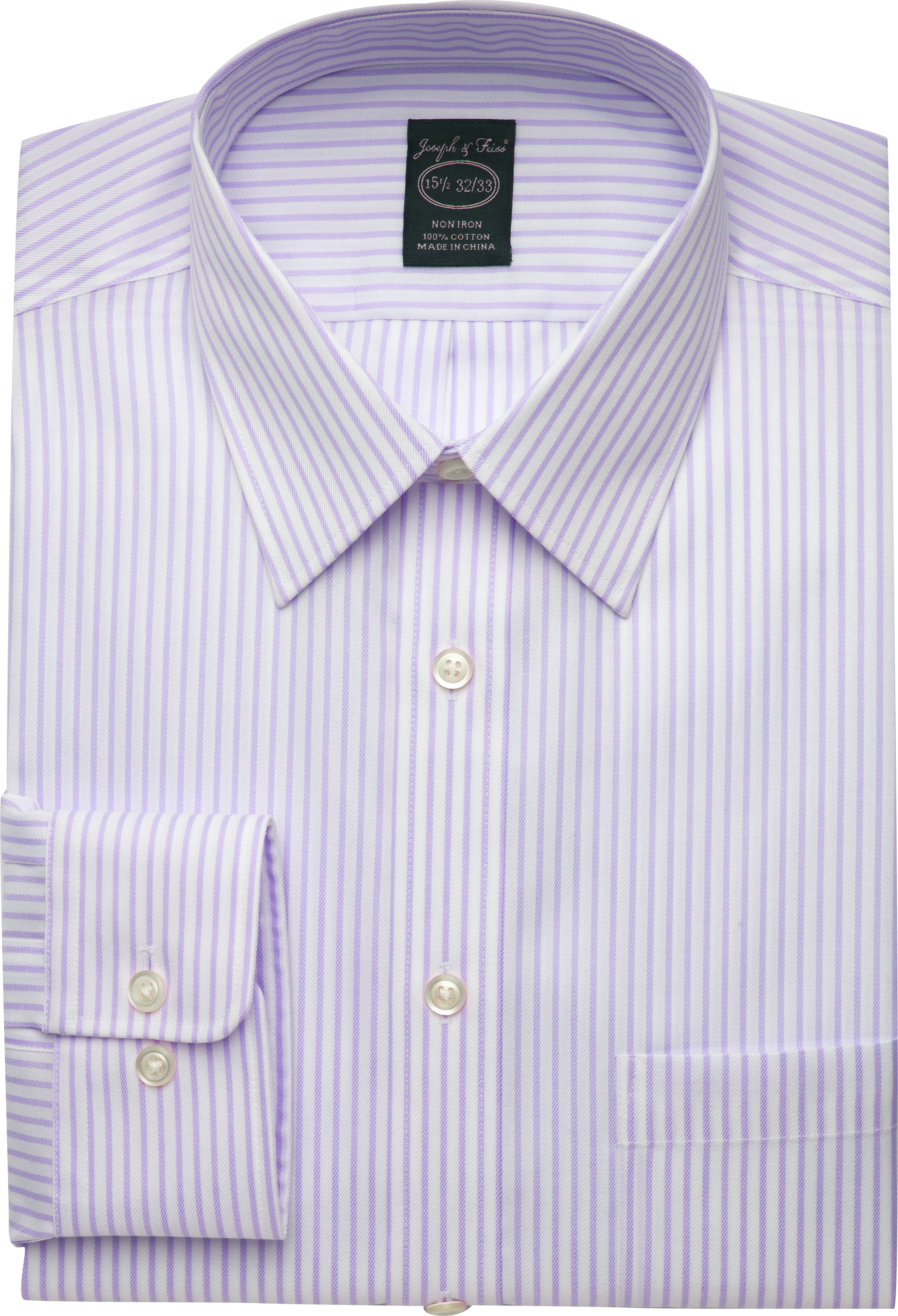 Joseph & Feiss Lavender Stripe Modern Fit Dress Shirt