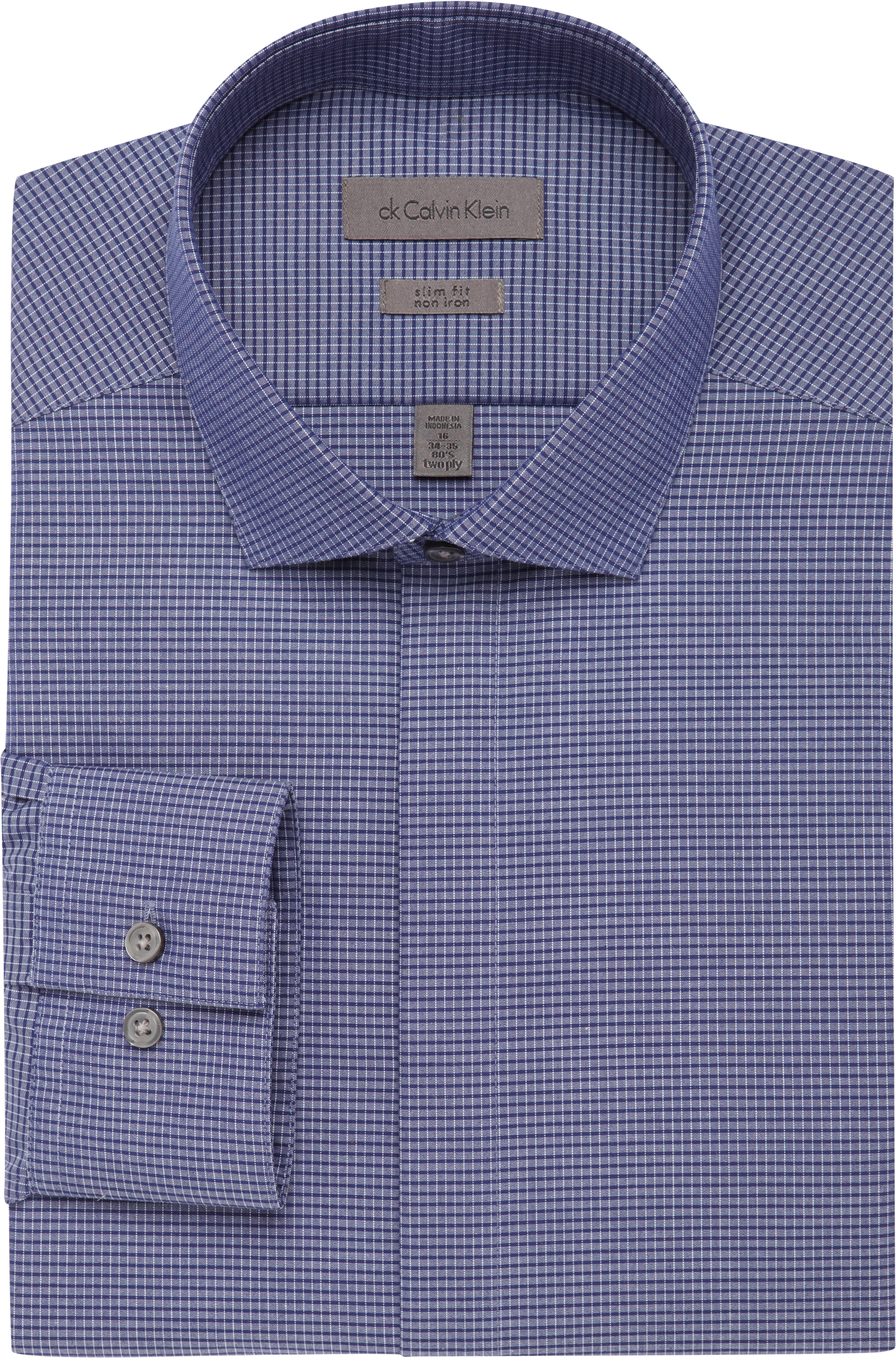 Calvin Klein Lapiz Check Dress Shirt