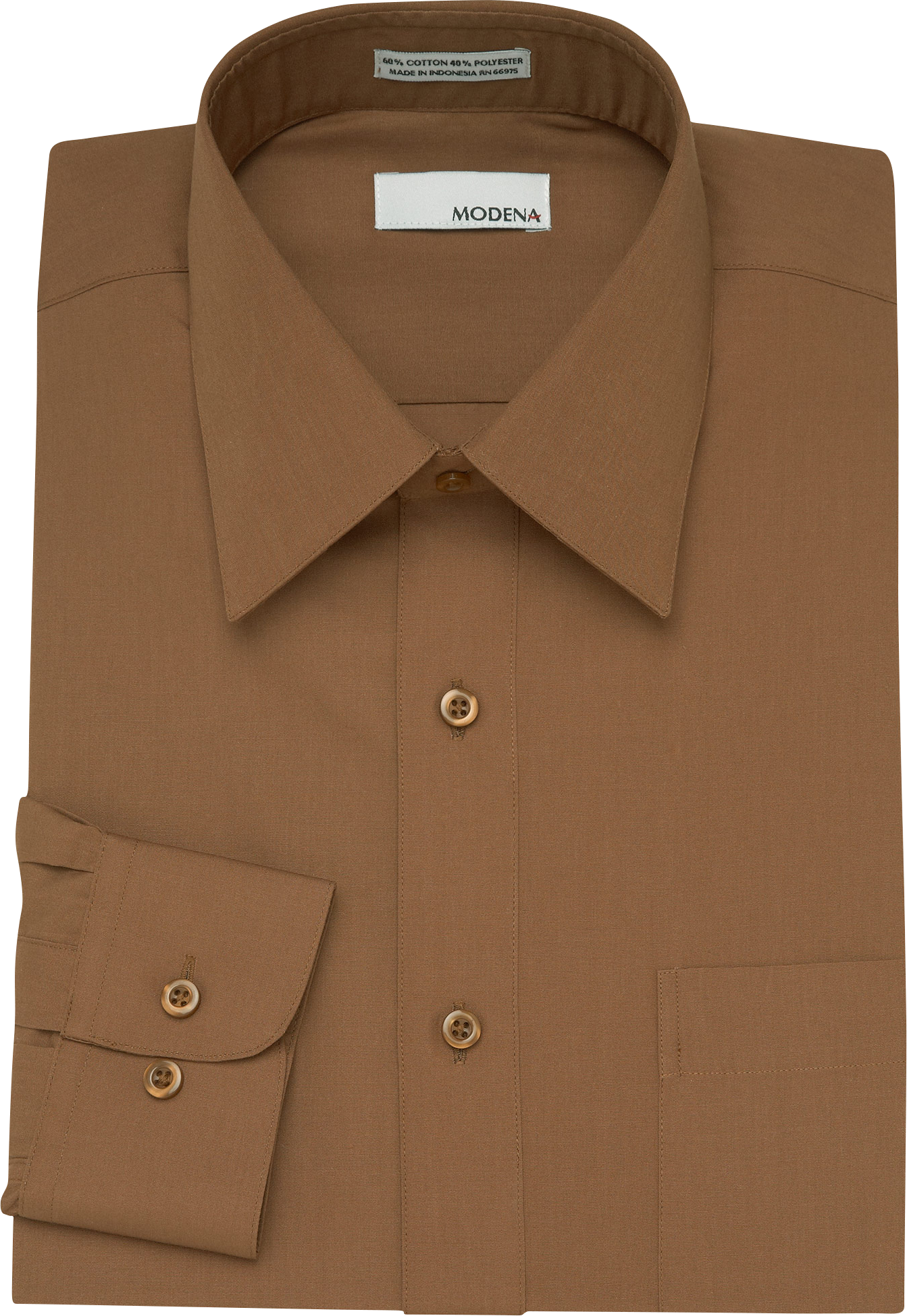 Modena Brown Dress Shirt