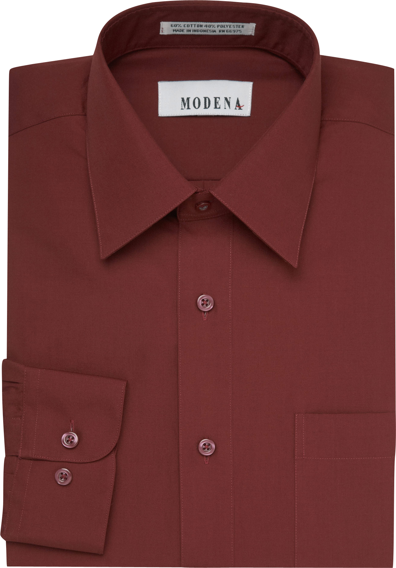 Modena Burgundy Dress Shirt