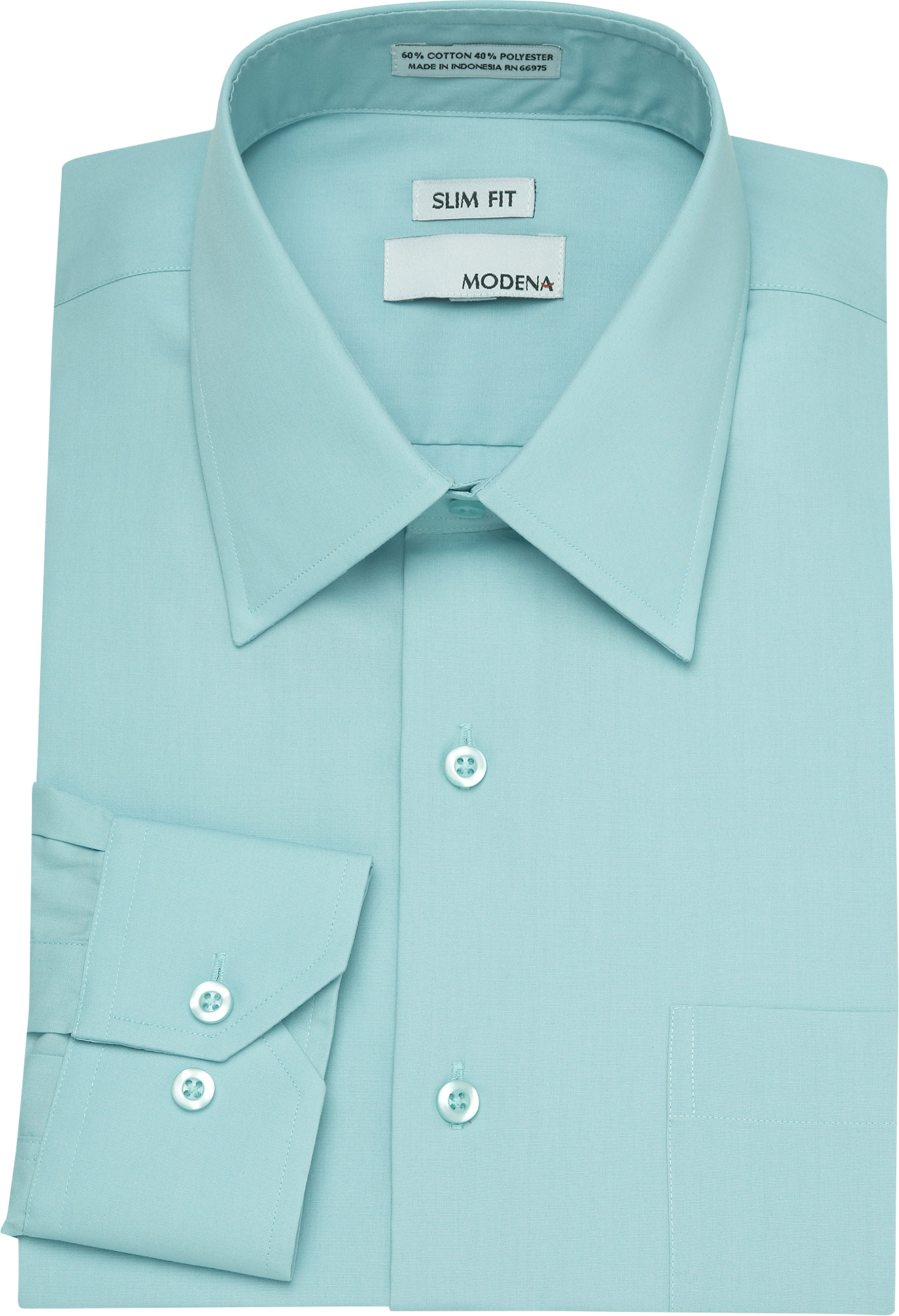 Modena Seafoam Slim Fit Dress Shirt