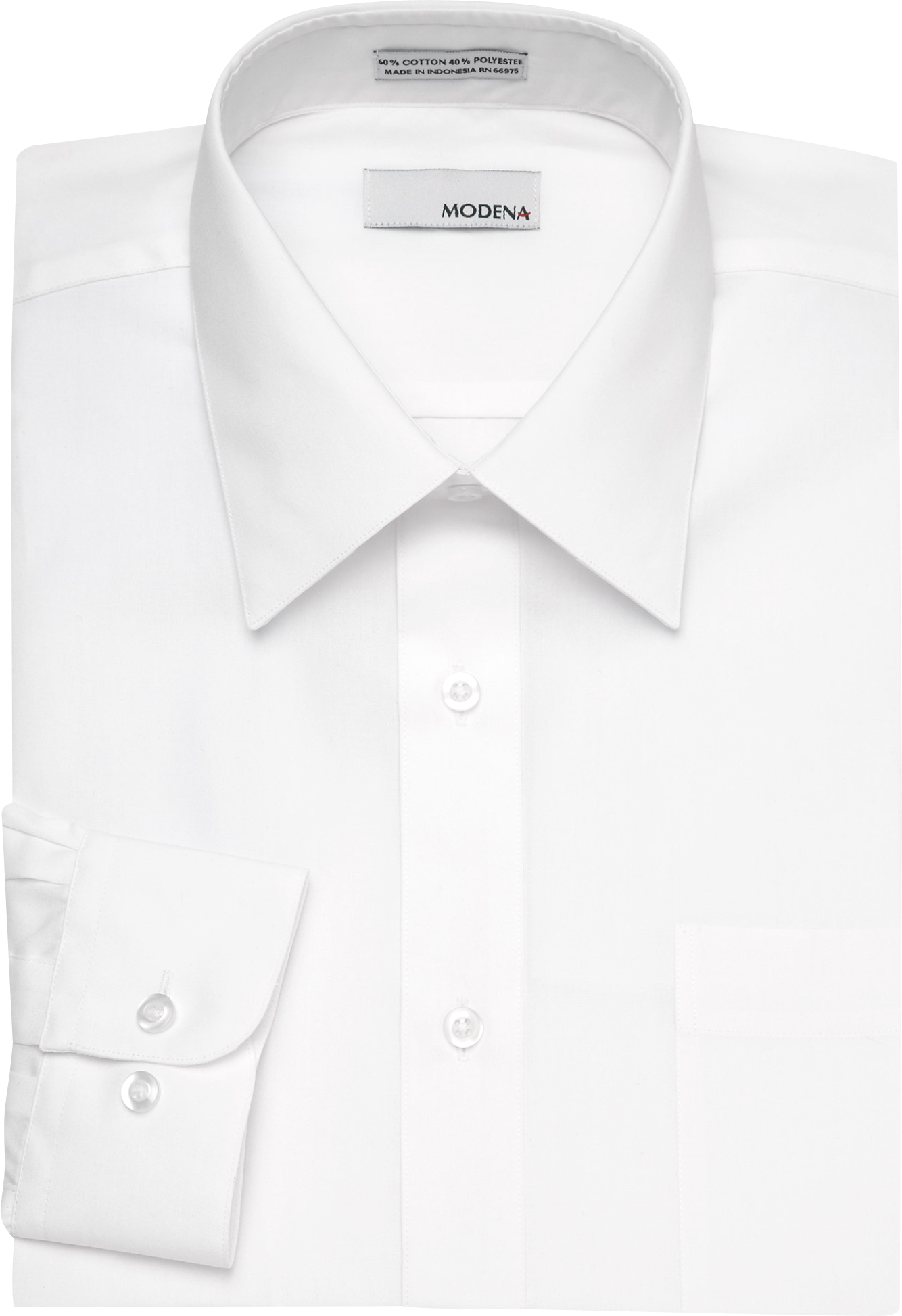 Modena White Slim Fit Dress Shirt