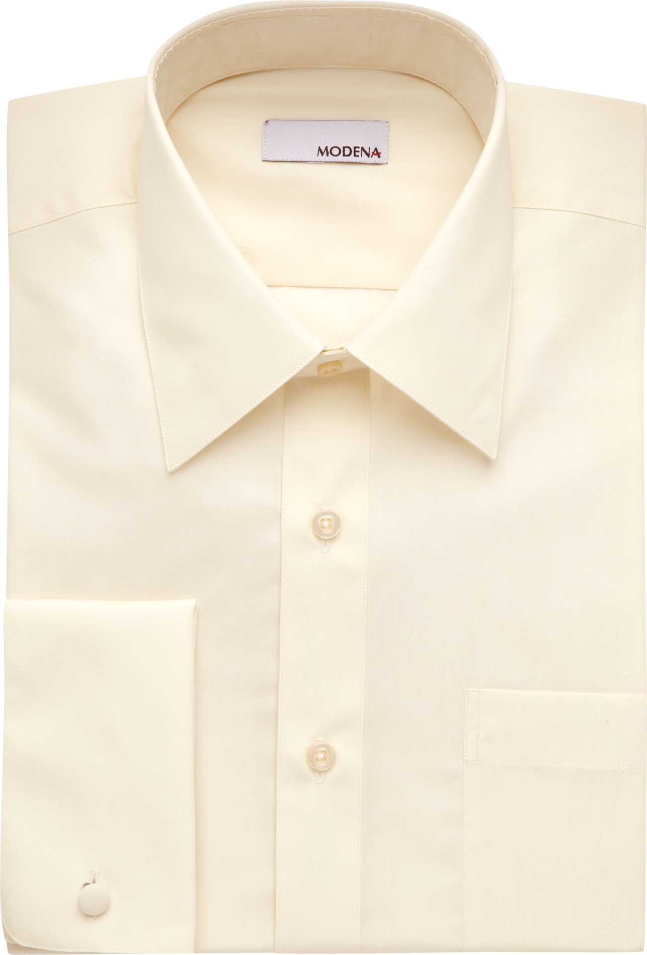 Modena Ecru French Cuff Dress Shirt