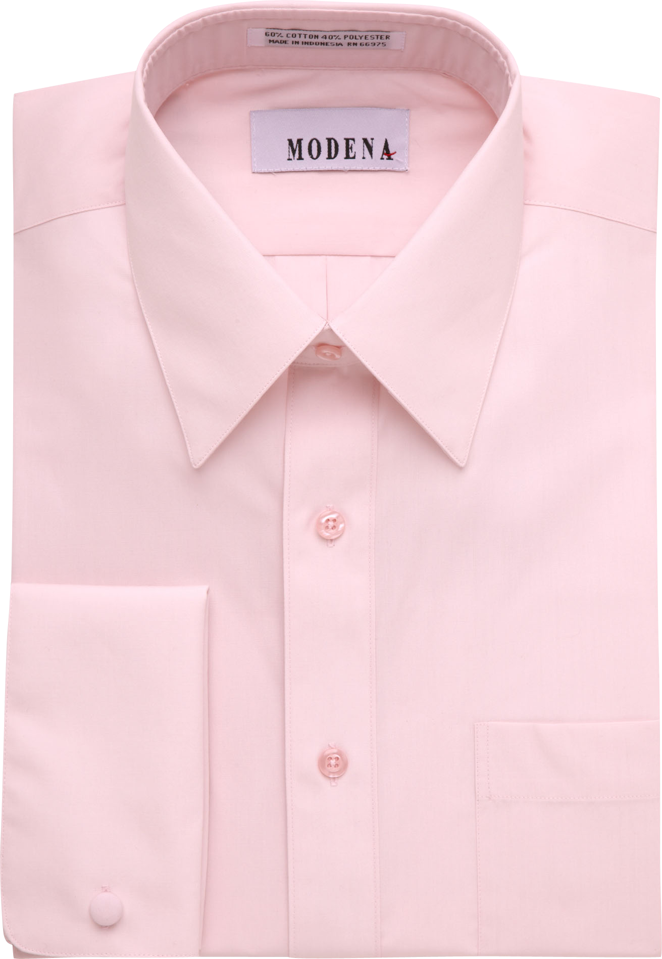 Modena Pink French Cuff Dress Shirt