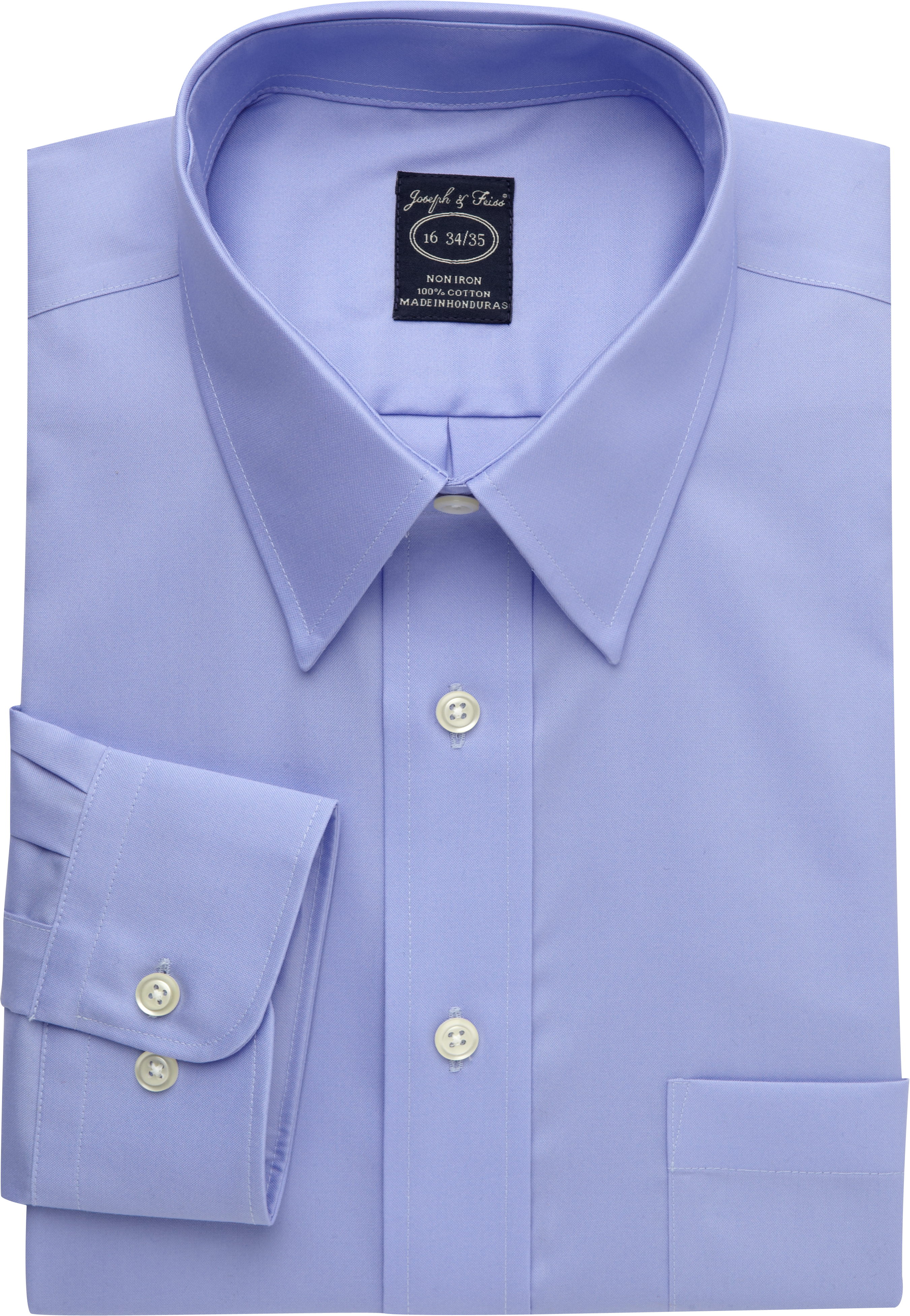 Joseph & Feiss Light Blue Pinpoint Dress Shirt