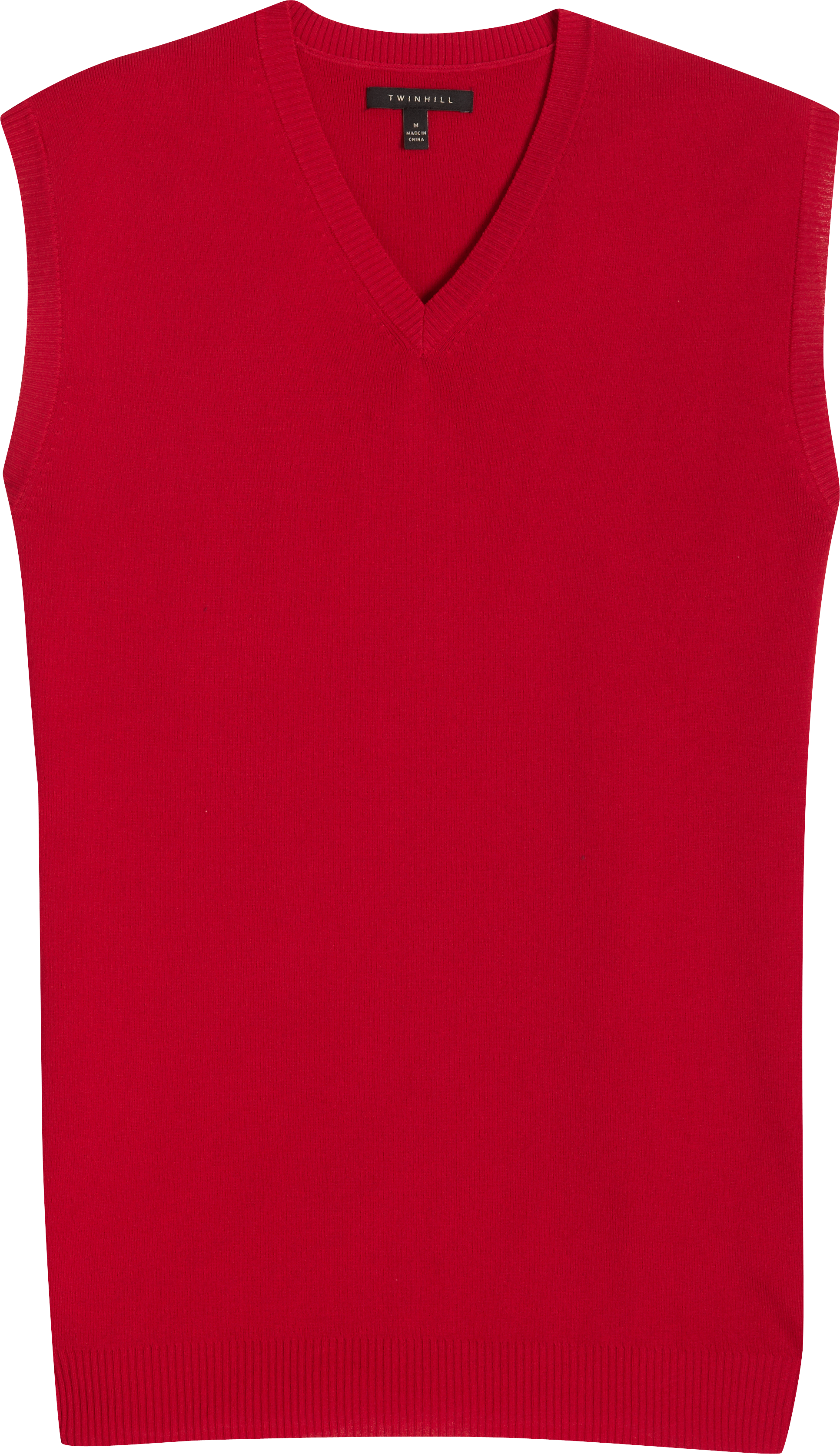 Twin Hill Red V-Neck Sweater Vest