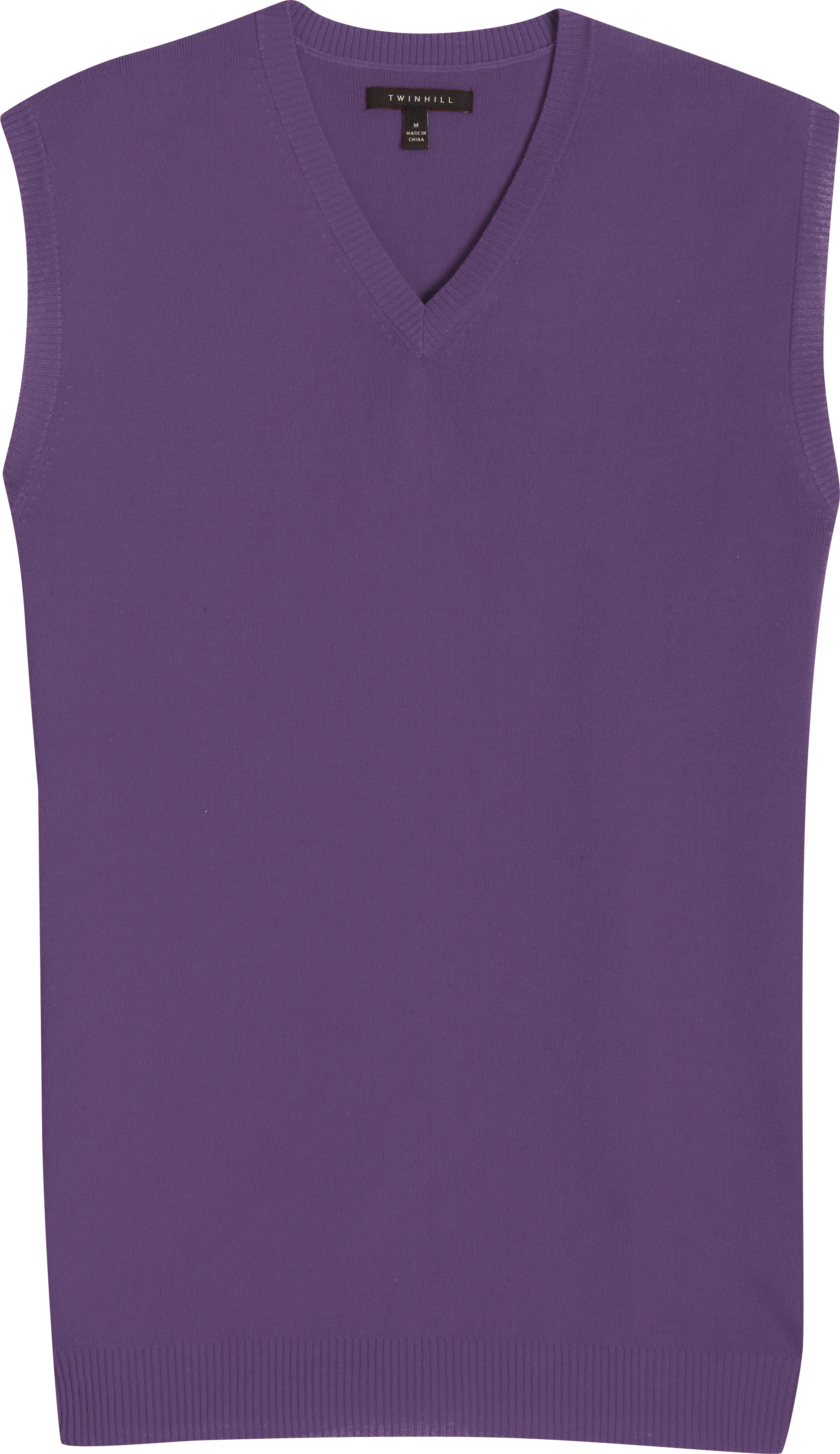 Twin Hill Purple V-Neck Sweater Vest