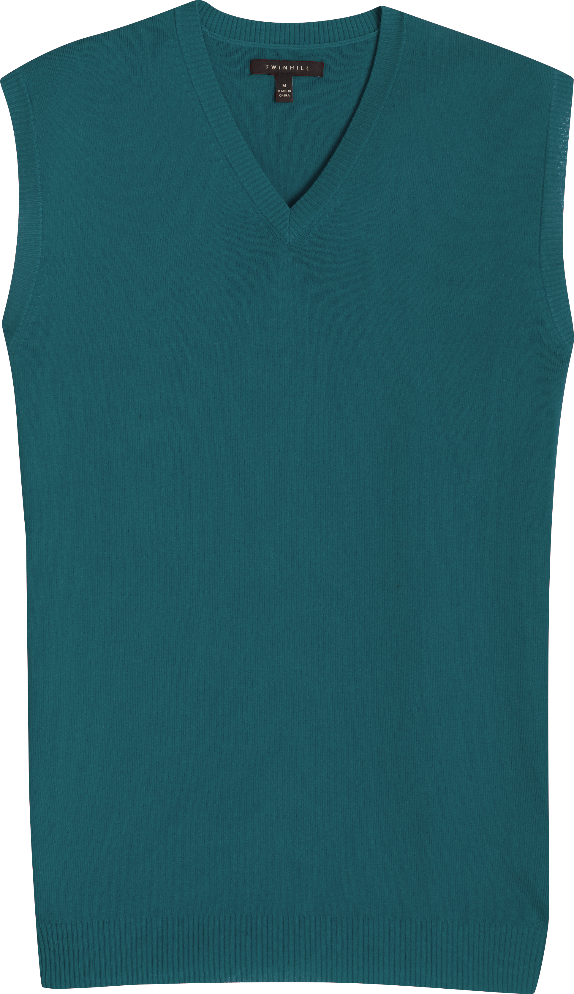Twin Hill Teal V-Neck Sweater Vest