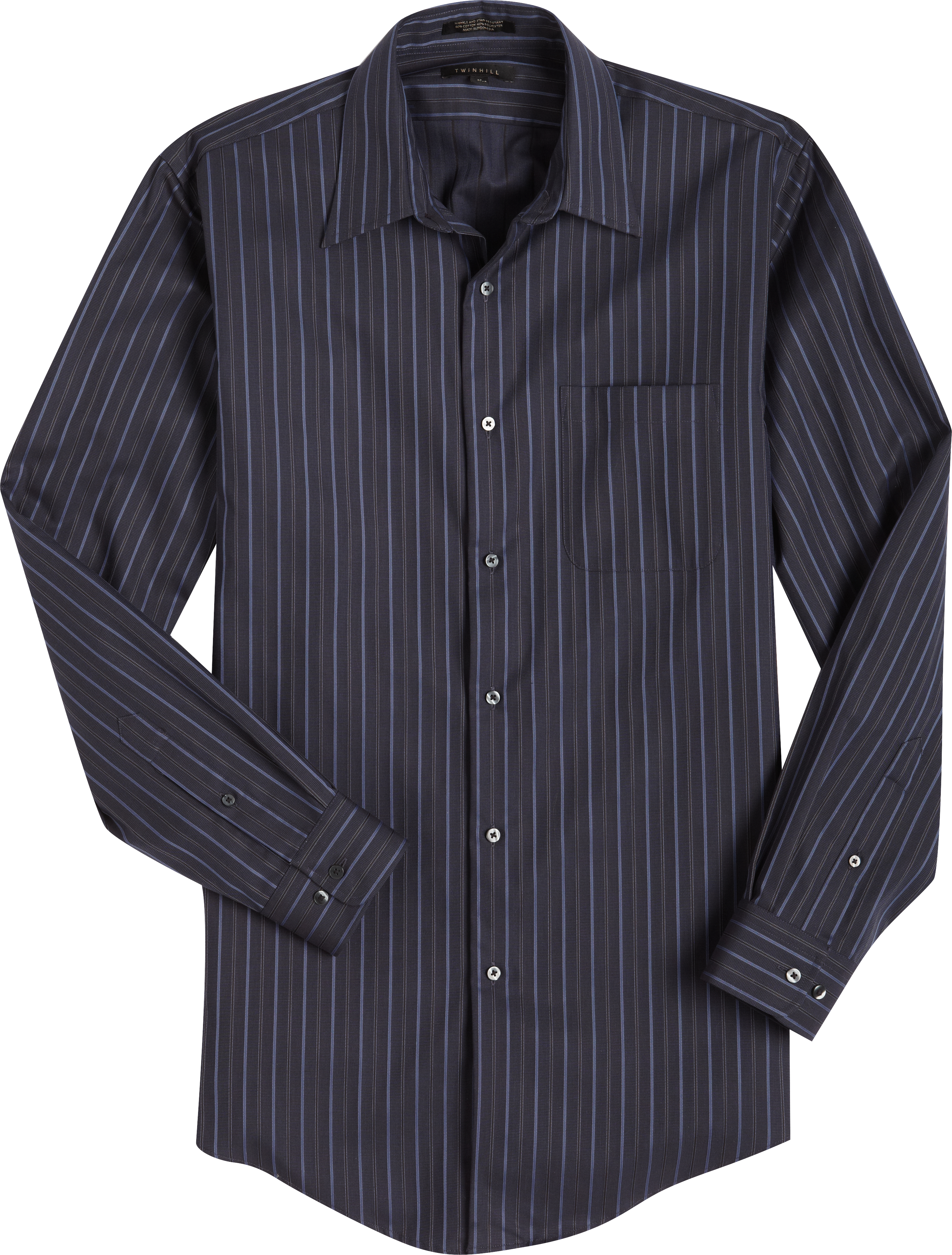 Twin Hill Navy Stripe Sport Shirt