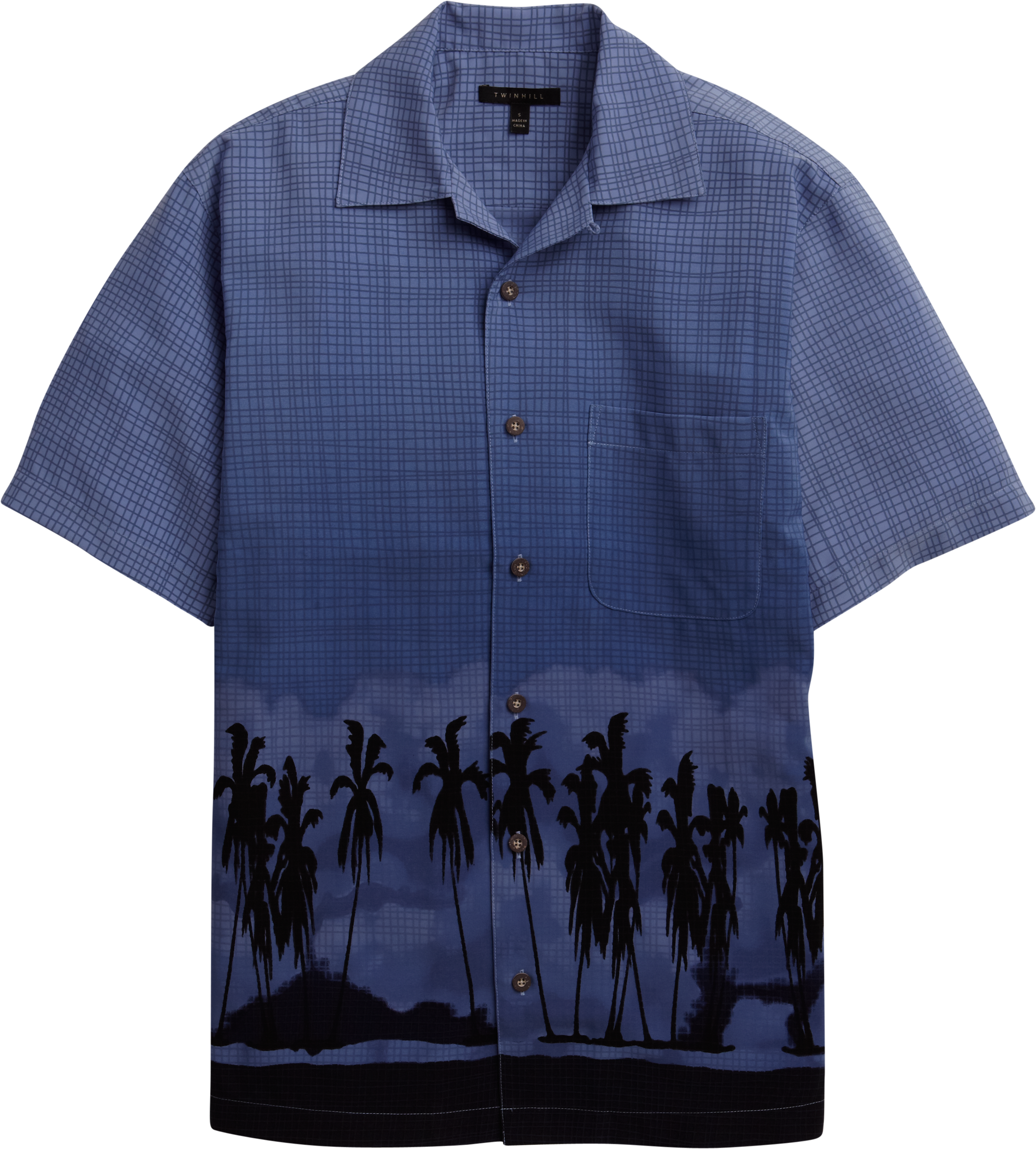 Twin Hill Ocean Palm Camp Collar Shirt