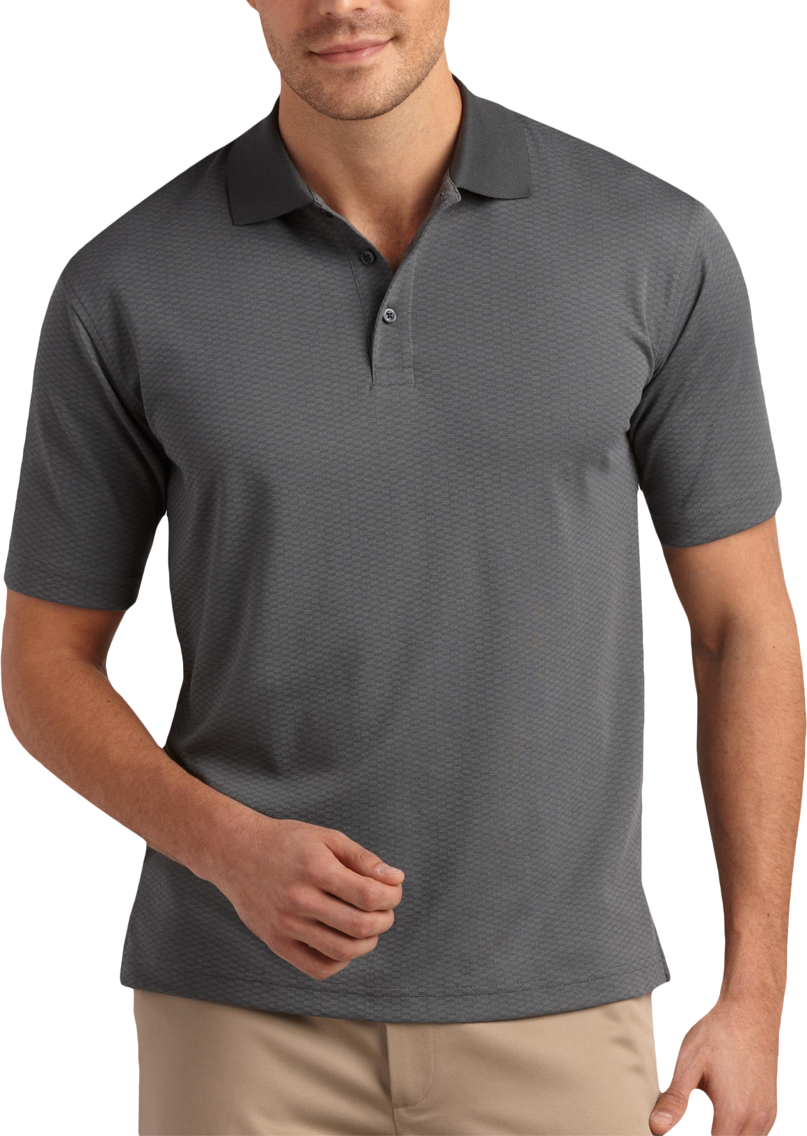 Joseph & Feiss Charcoal Modern Fit Polo Shirt