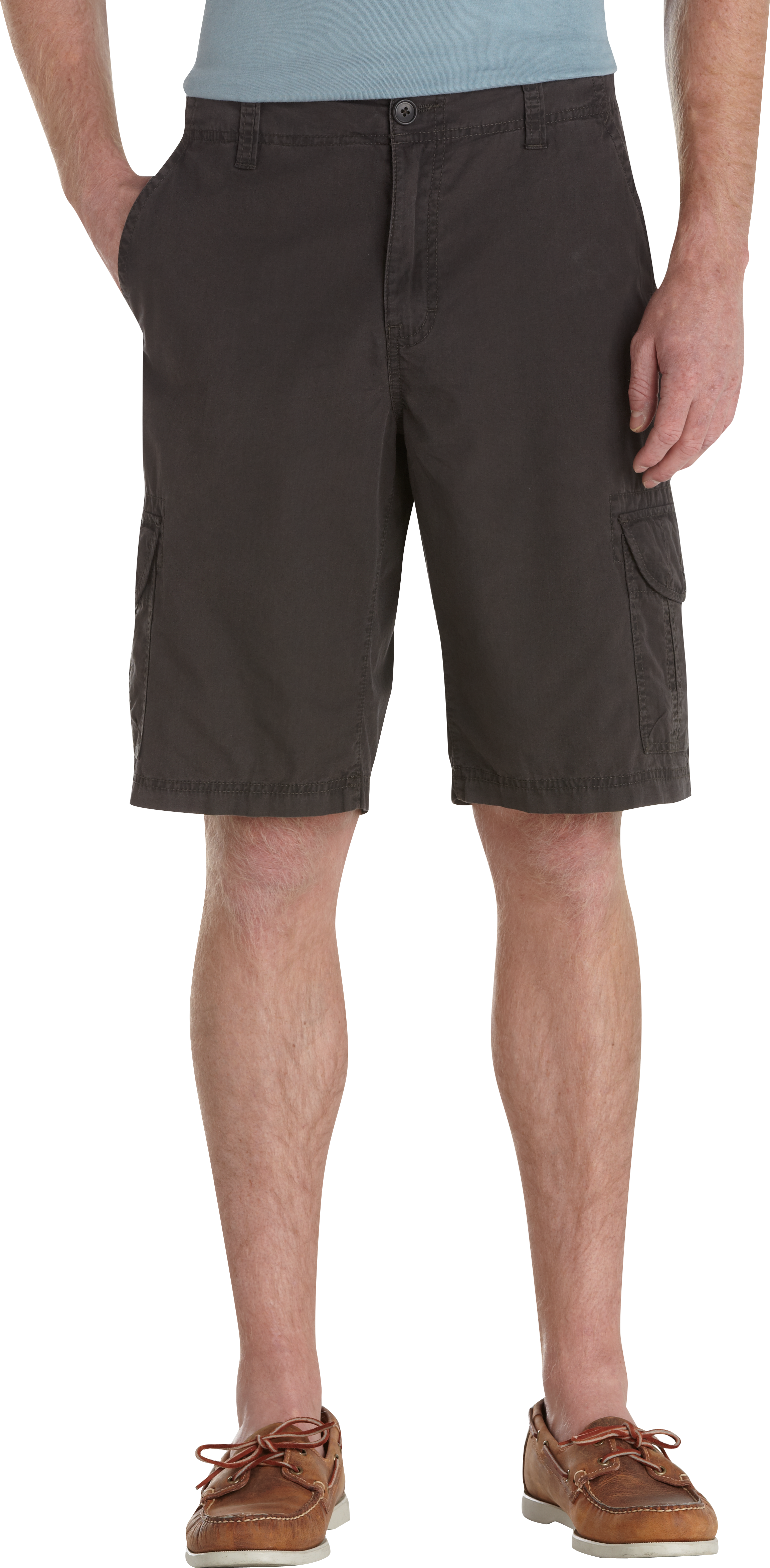 Pronto Blue Cargo Shorts, Charcoal
