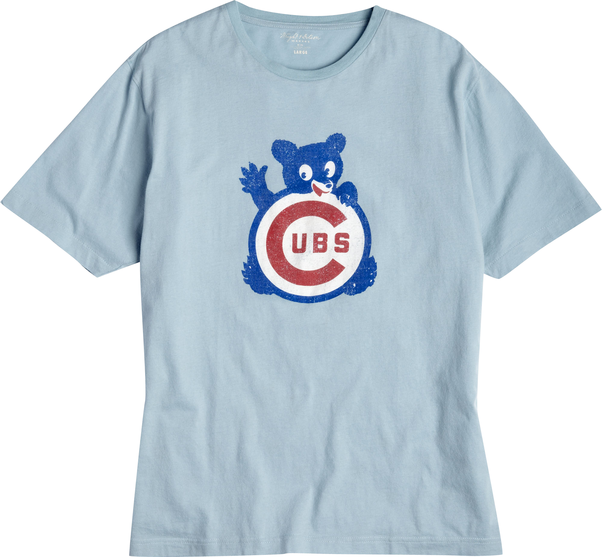 Wright & Ditson Chicago Cubs Light Blue T-Shirt