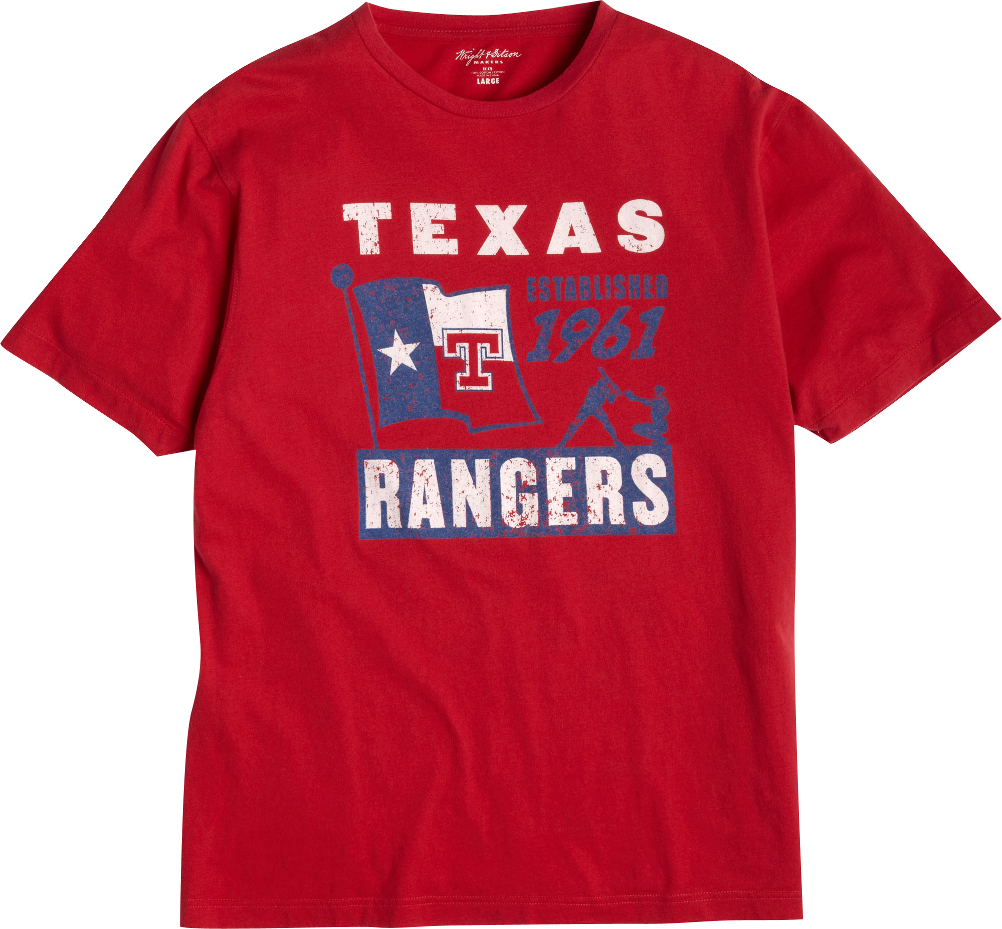 Wright & Ditson TX Rangers Red T-Shirt