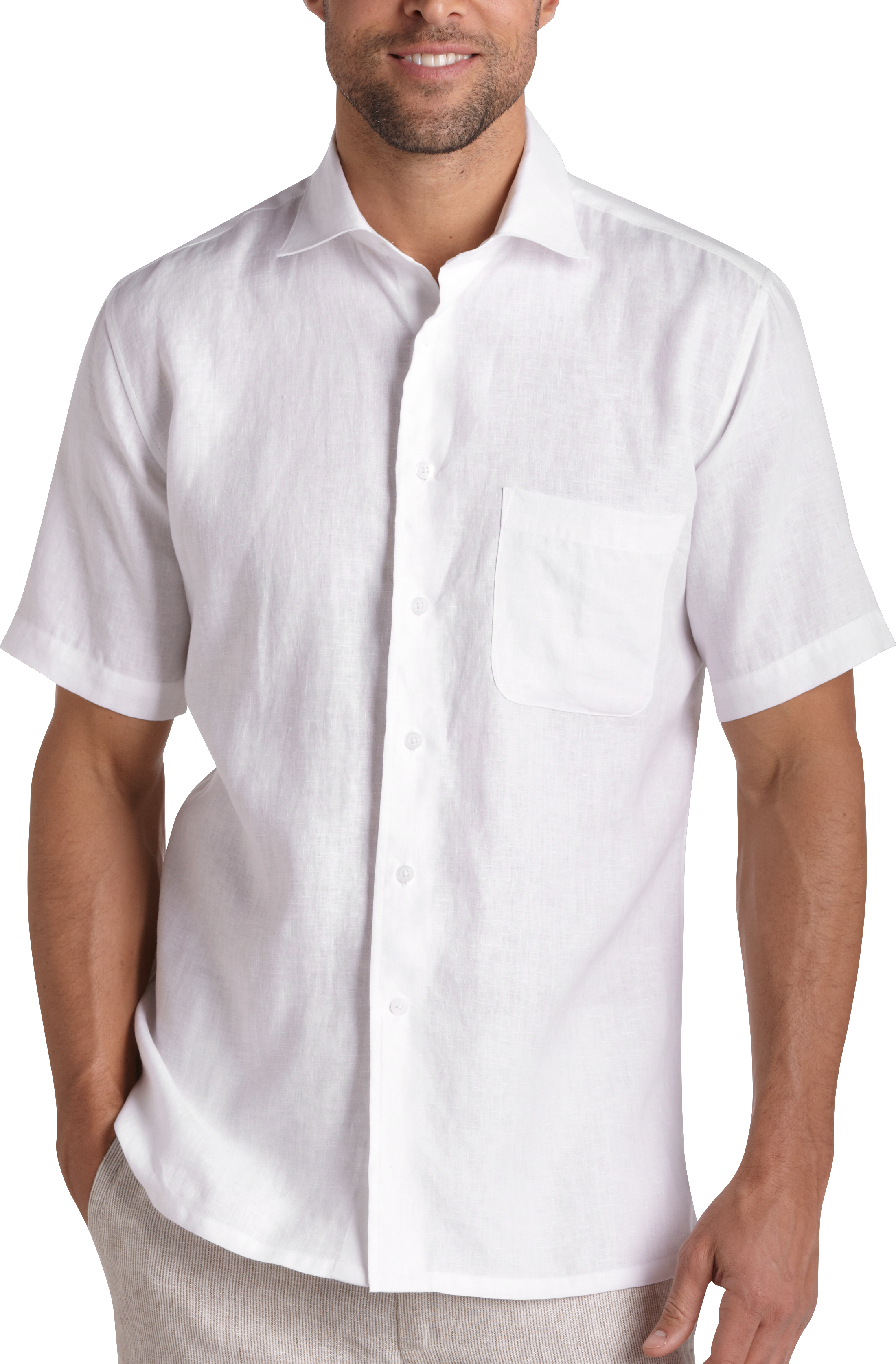 Pronto Uomo White Sport Shirt
