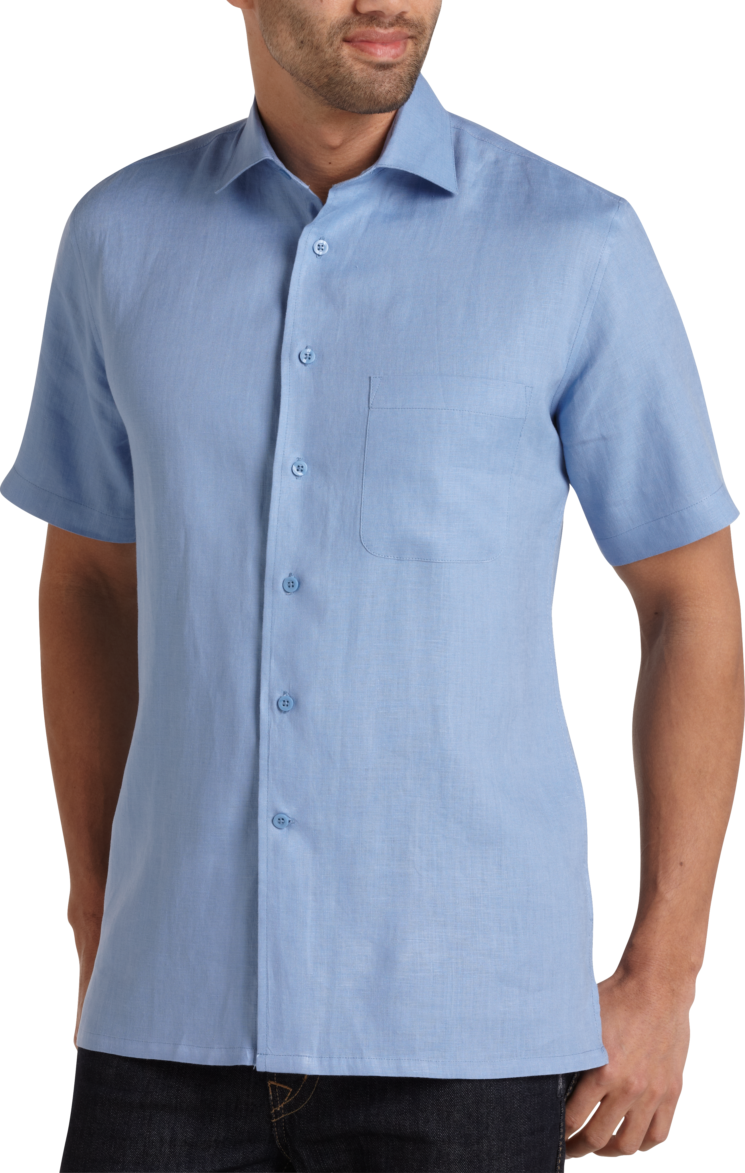 Pronto Uomo Blue Sport Shirt