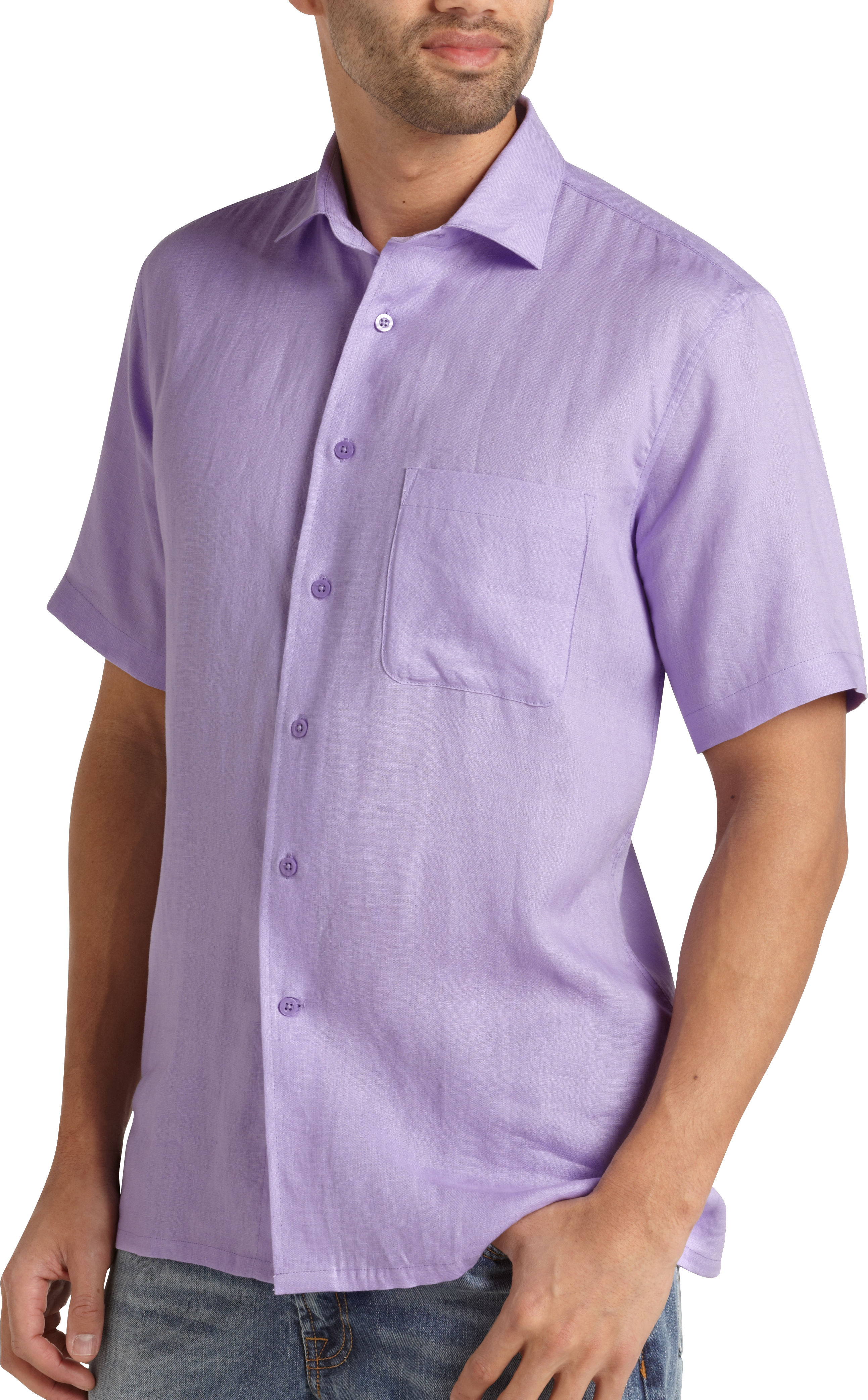 Pronto Uomo Lavender Sport Shirt