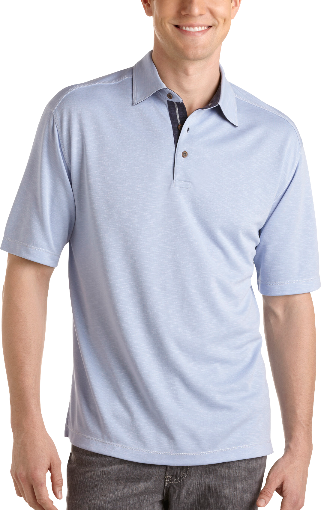 Pronto Blue Polo Shirt, Sky Blue