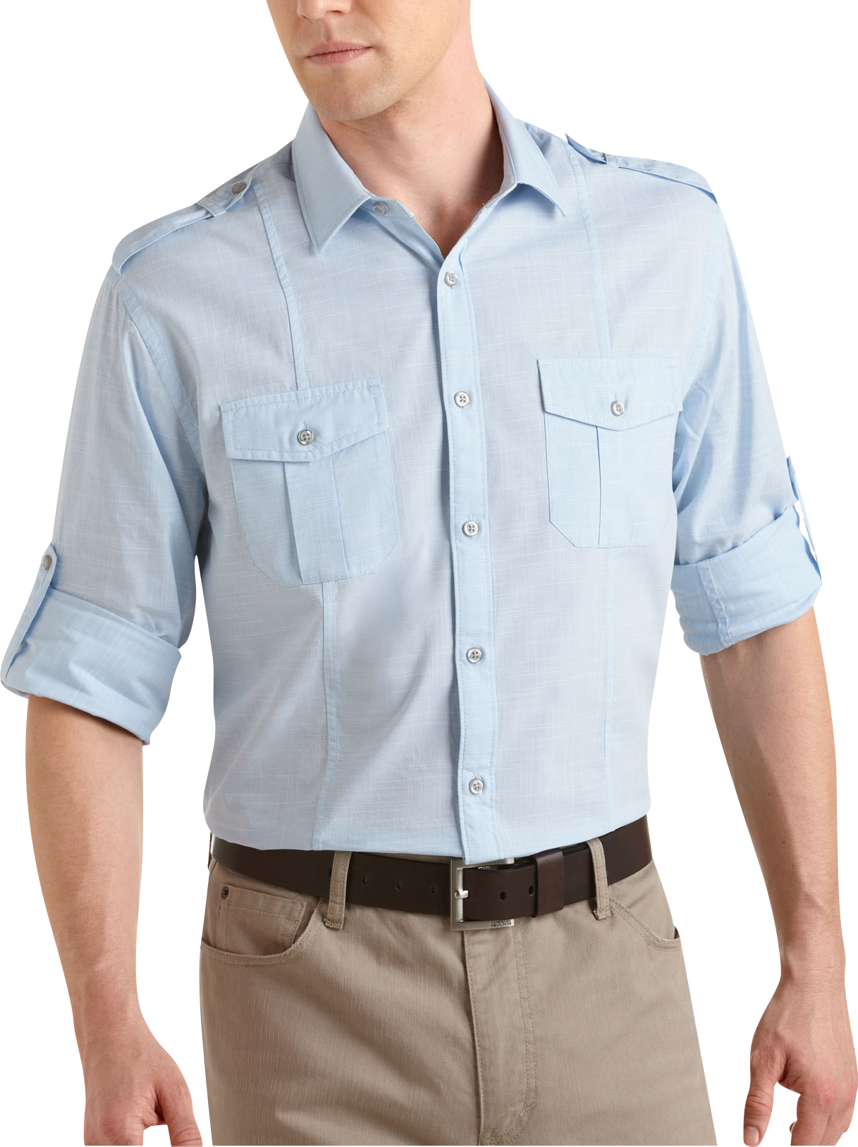 Pronto Blue Sport Shirt, Sky Blue