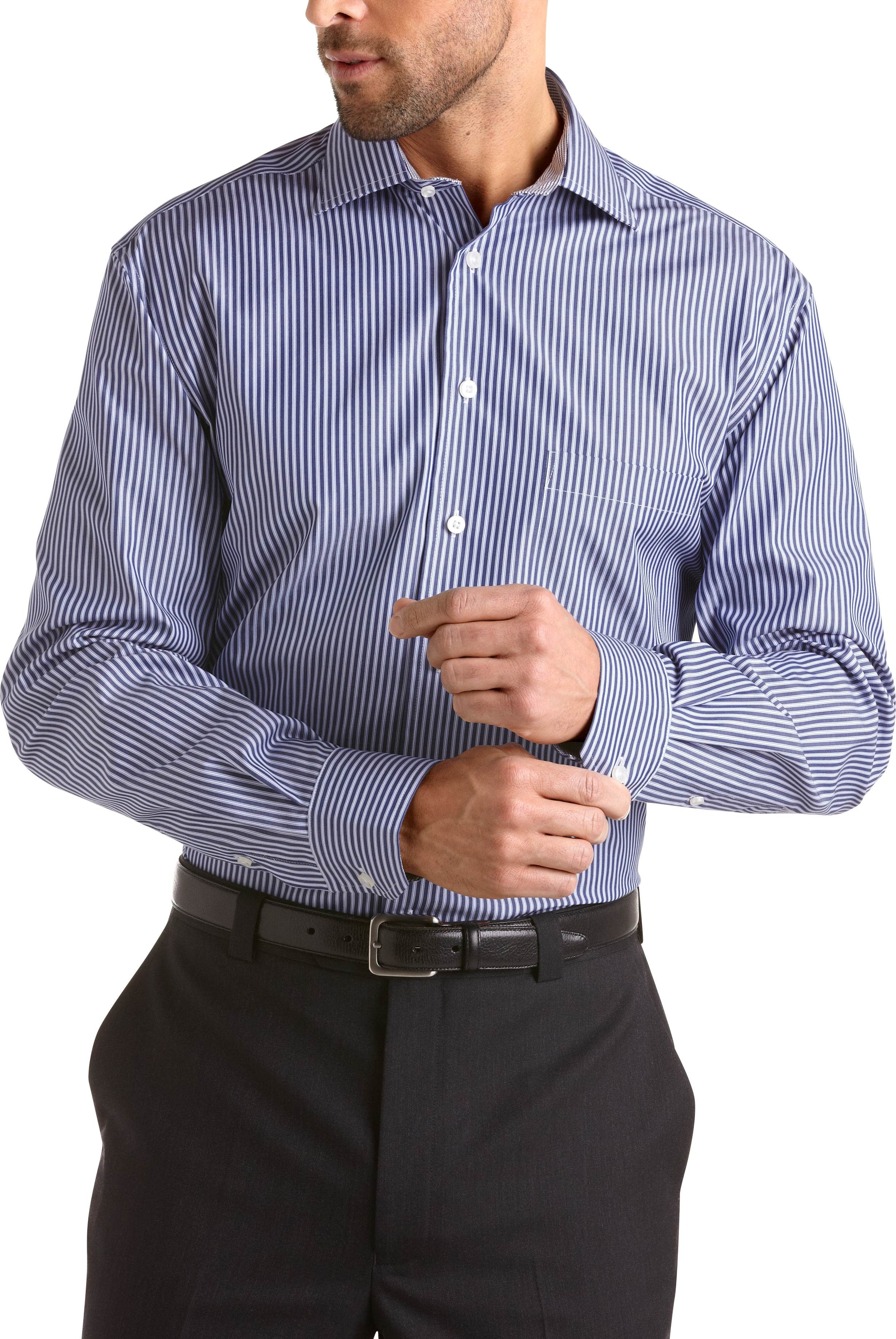 Egara Blue Stripe Sport Shirt