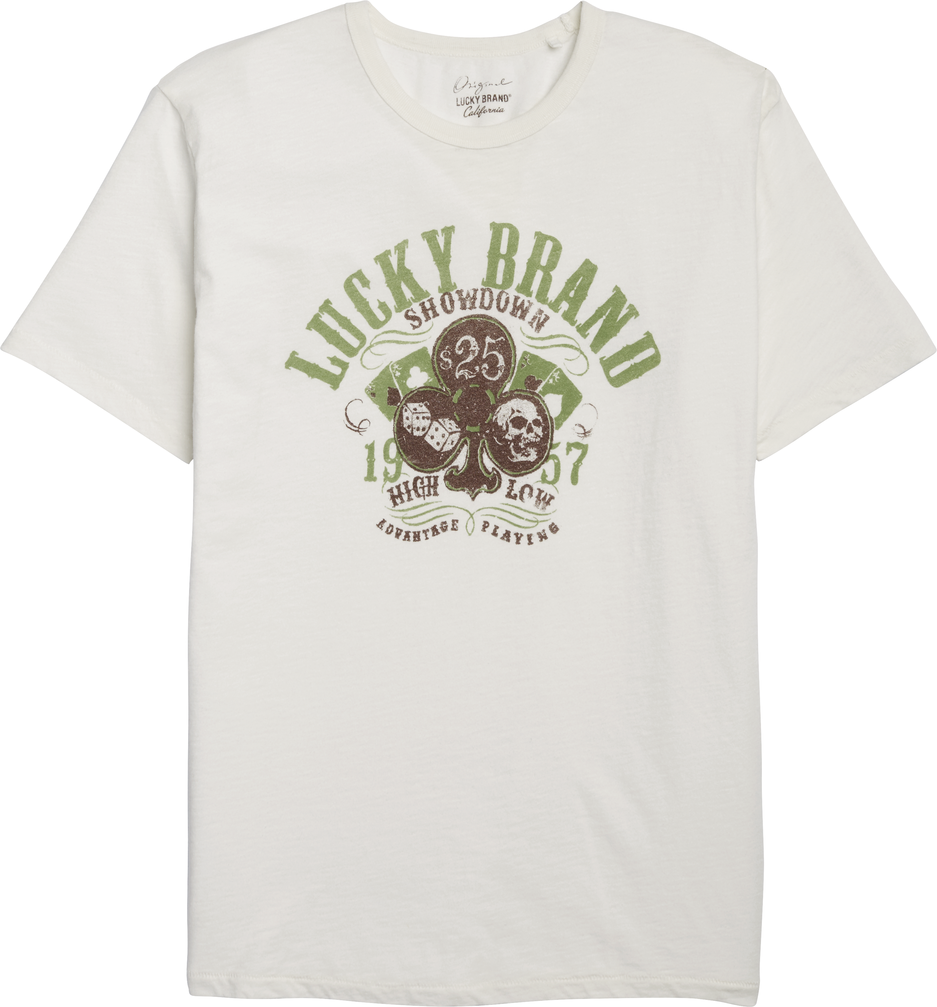 lucky brand logo t shirts