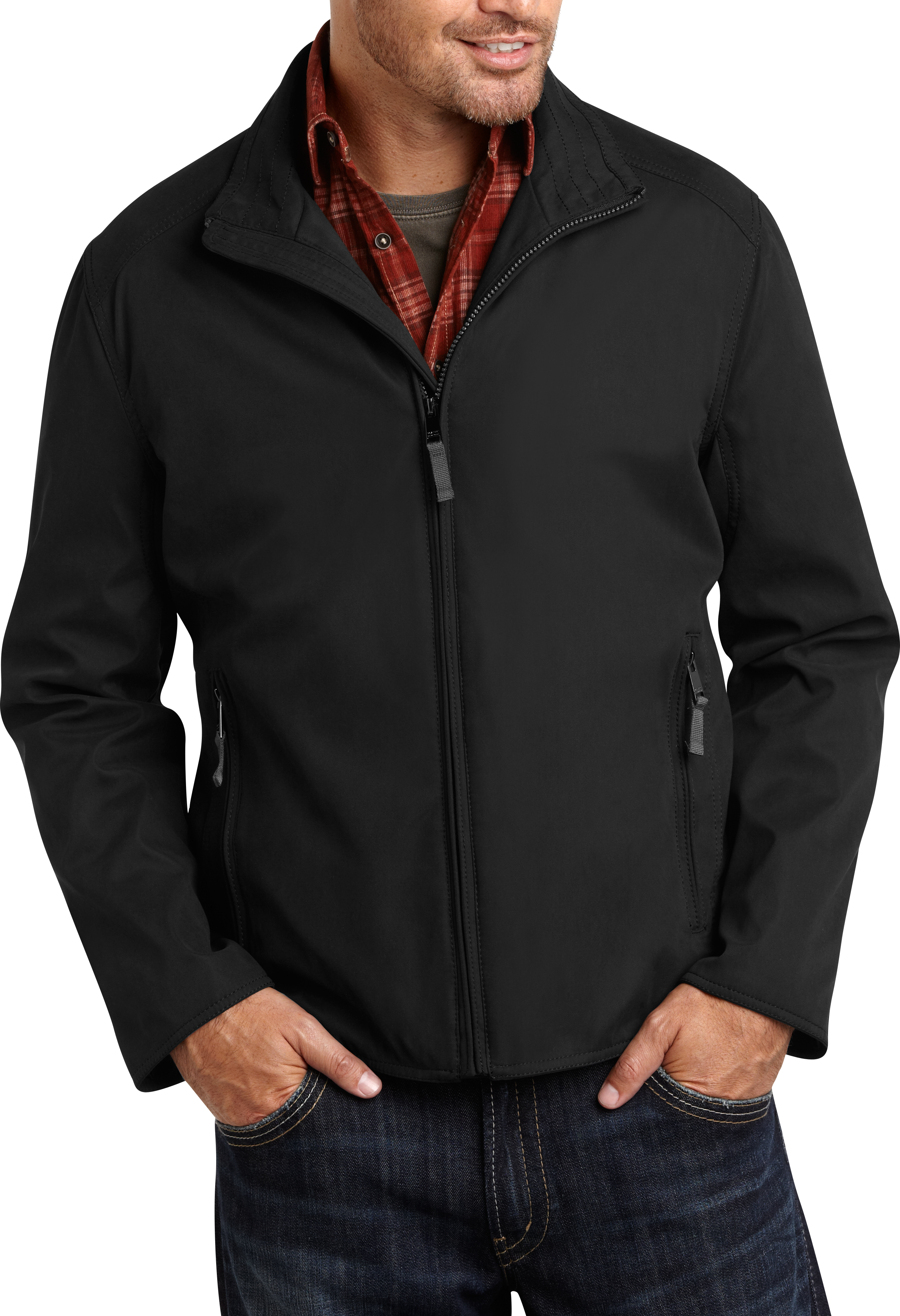 Marc New York Black Micro Twill Jacket