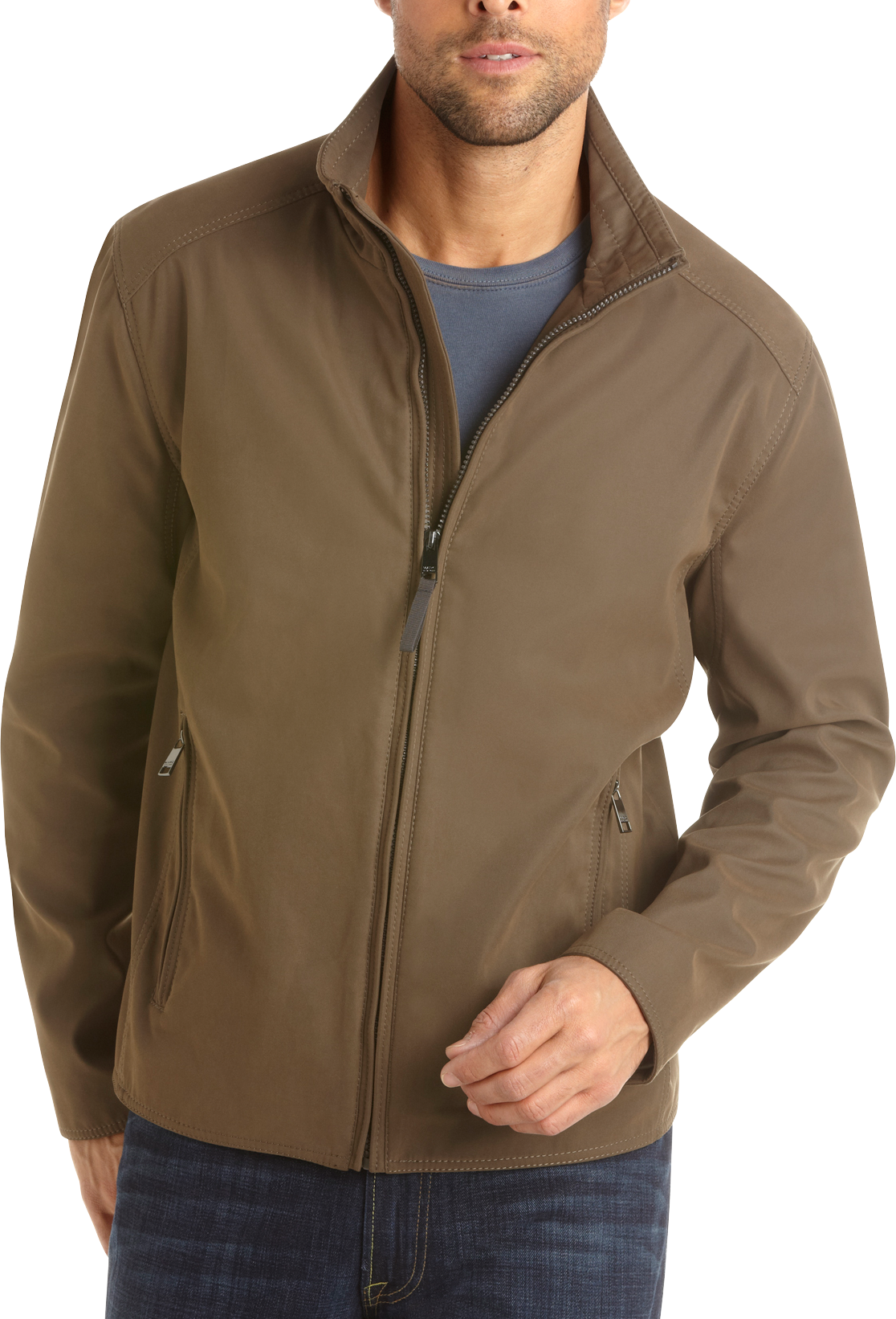 Marc New York Olive Lightweight Twill Jacket