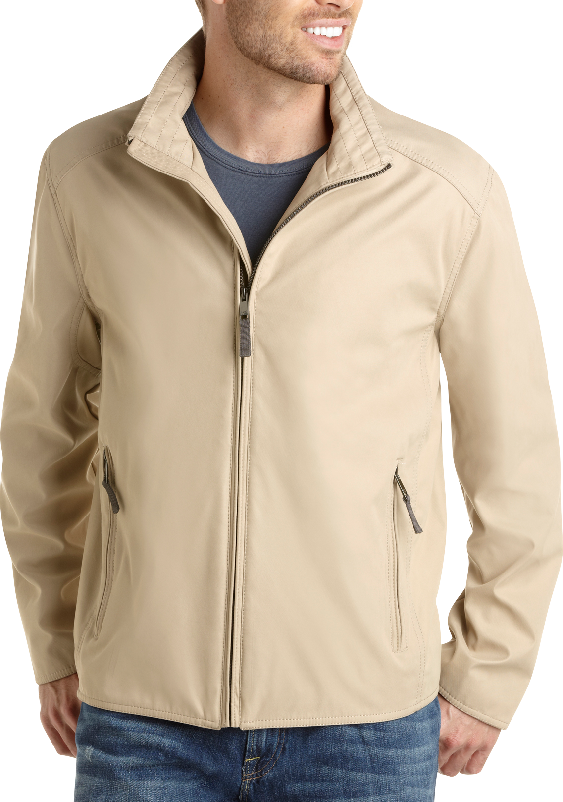 Marc New York Tan Lightweight Twill Jacket