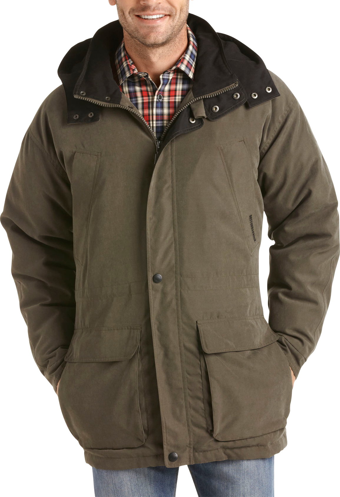 Boston Harbour Olive Hooded Jacket