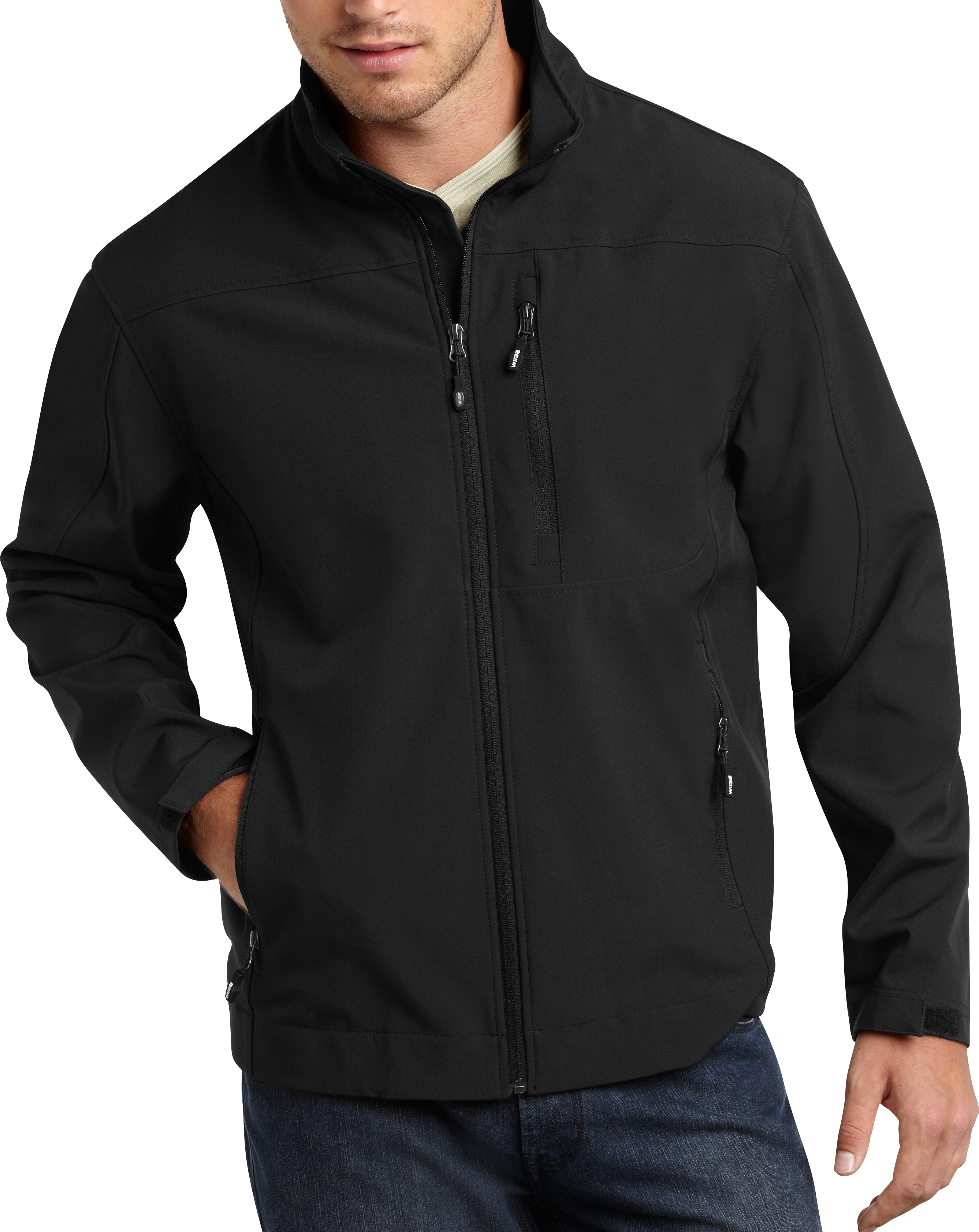 32 Degrees Black Bonded Weatherproof Jacket