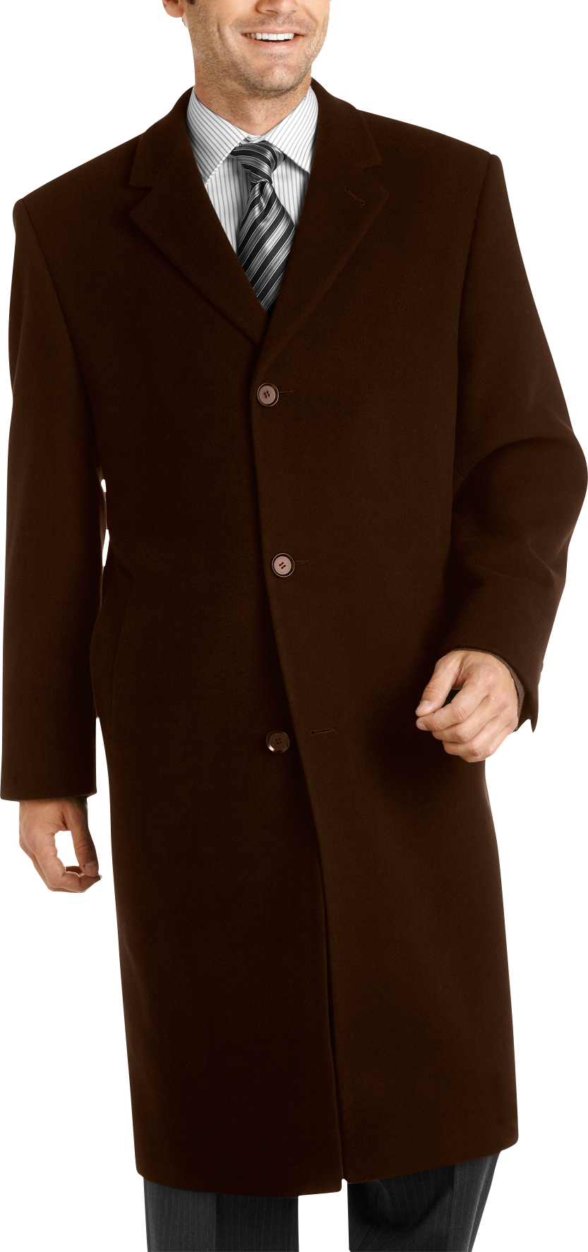 Calvin Klein Brown Topcoat