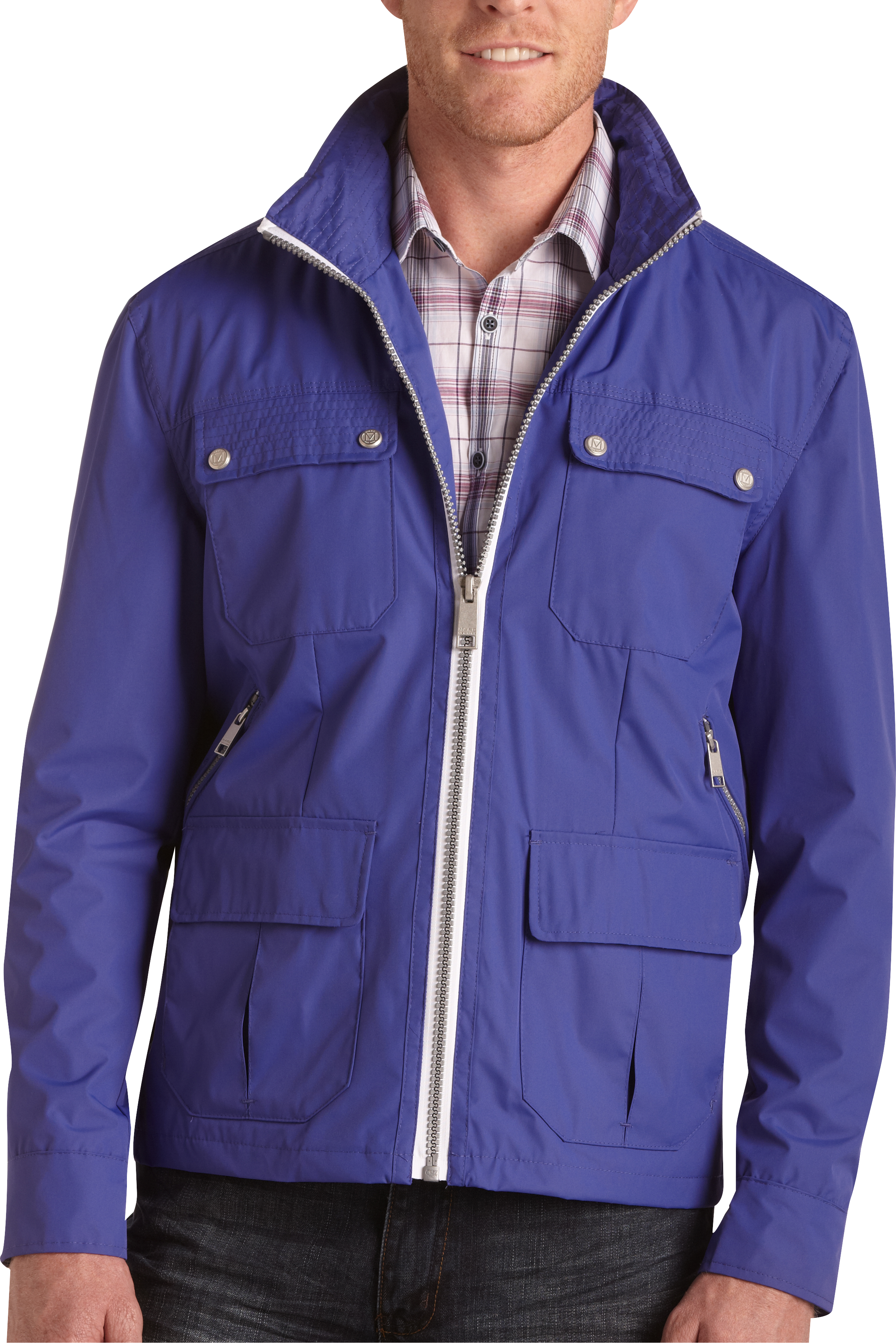 Marc New York Royal Blue Windbreaker Jacket