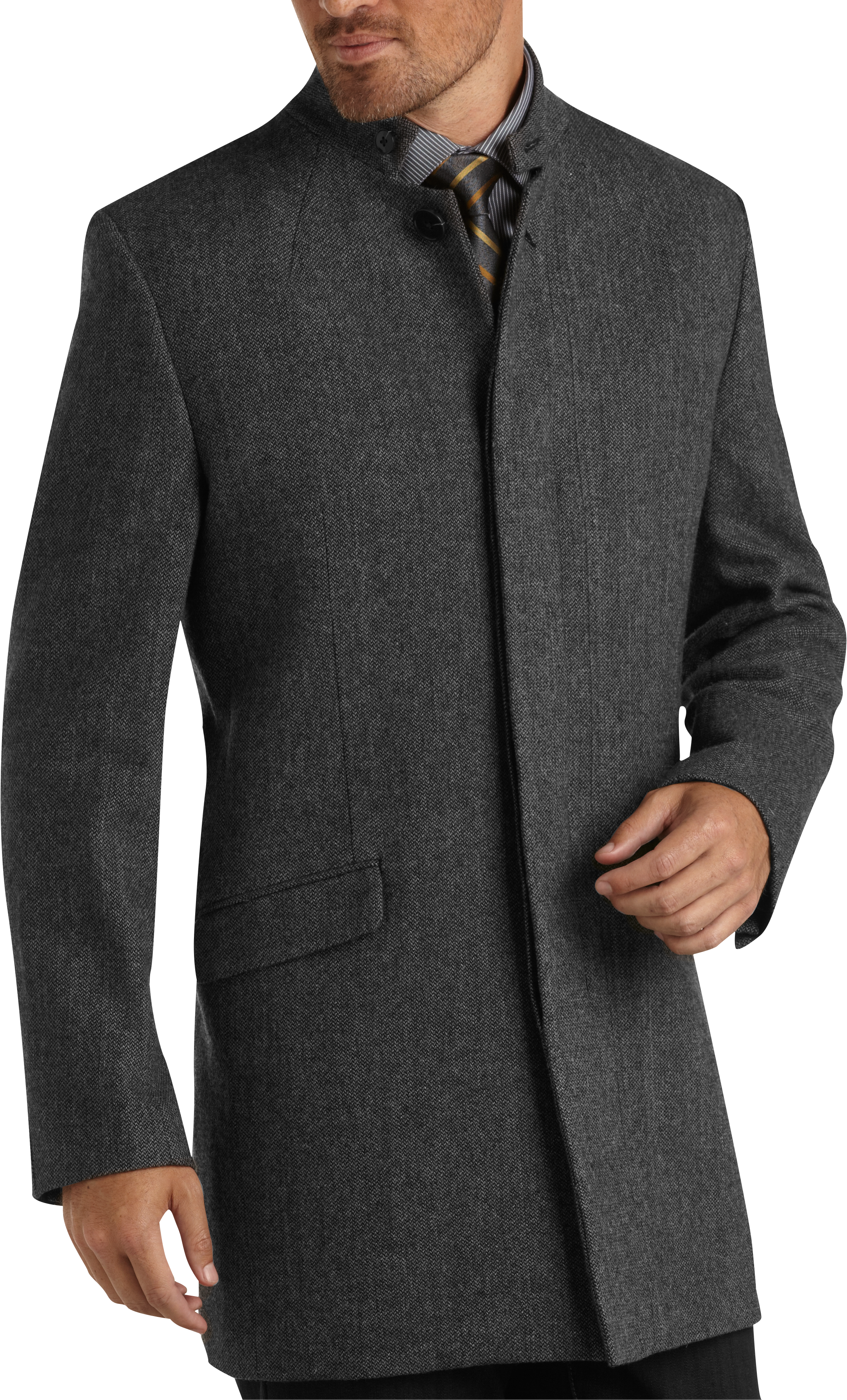 Tallia Gray Tic Topcoat