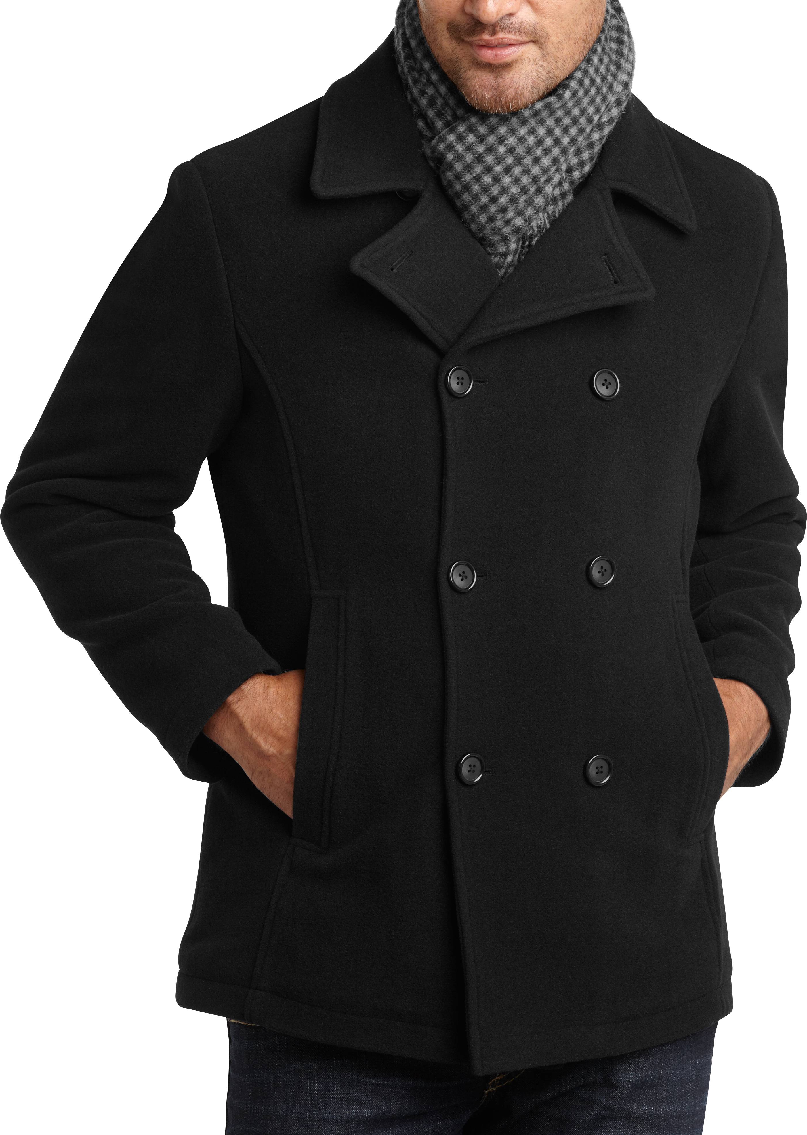 Pronto Uomo Black Peacoat