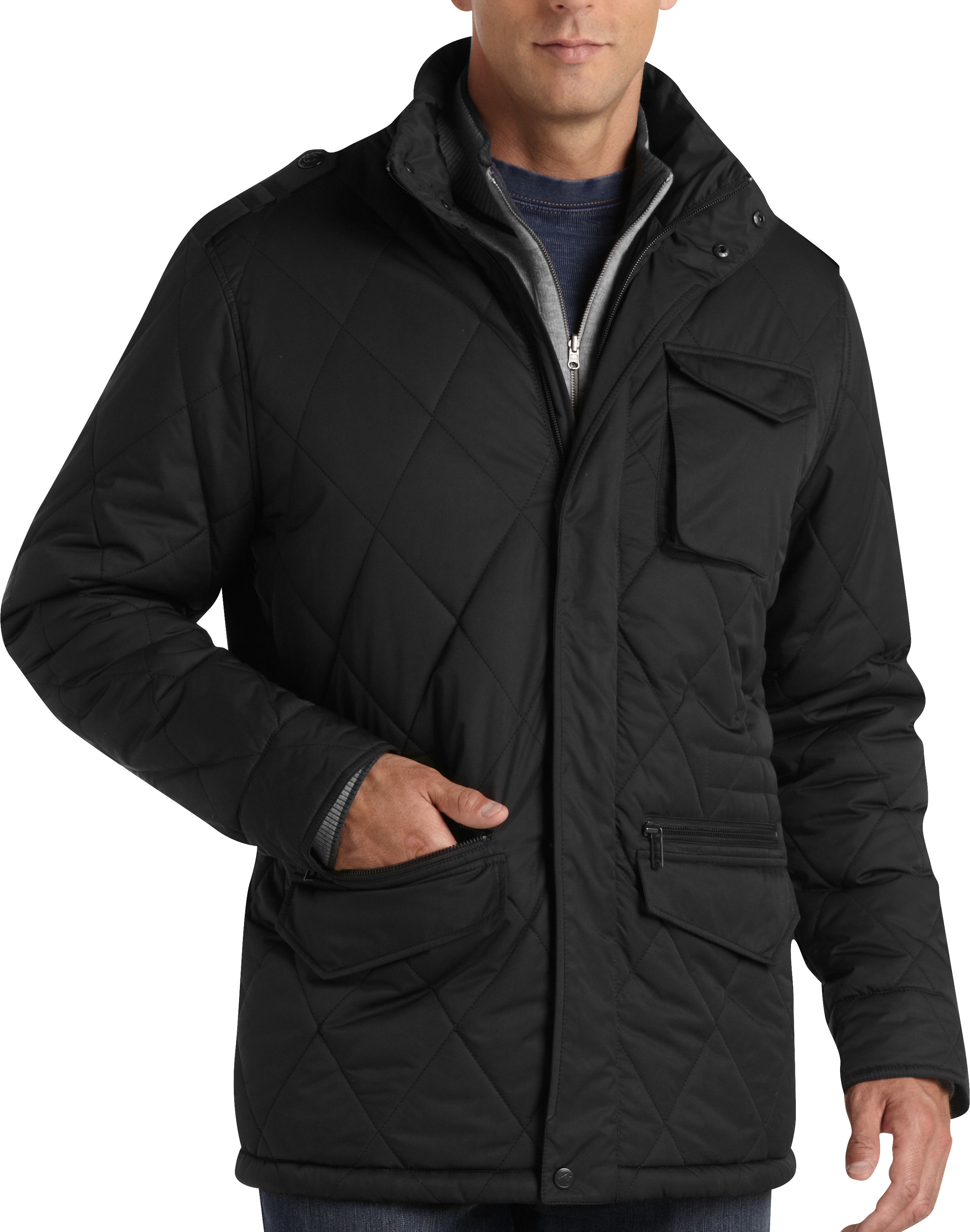 T-Tech by Tumi Black Hidden Hoody Jacket