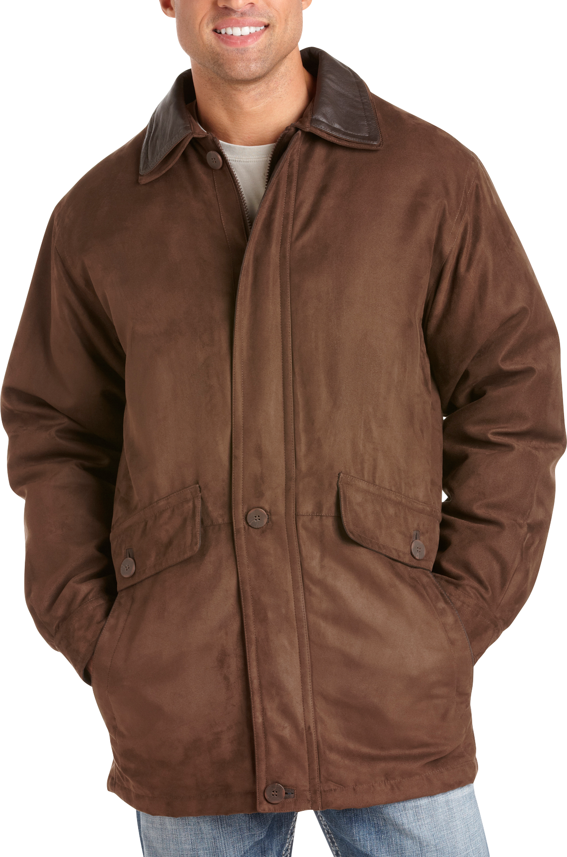 Rainforest Brown Microsuede Jacket