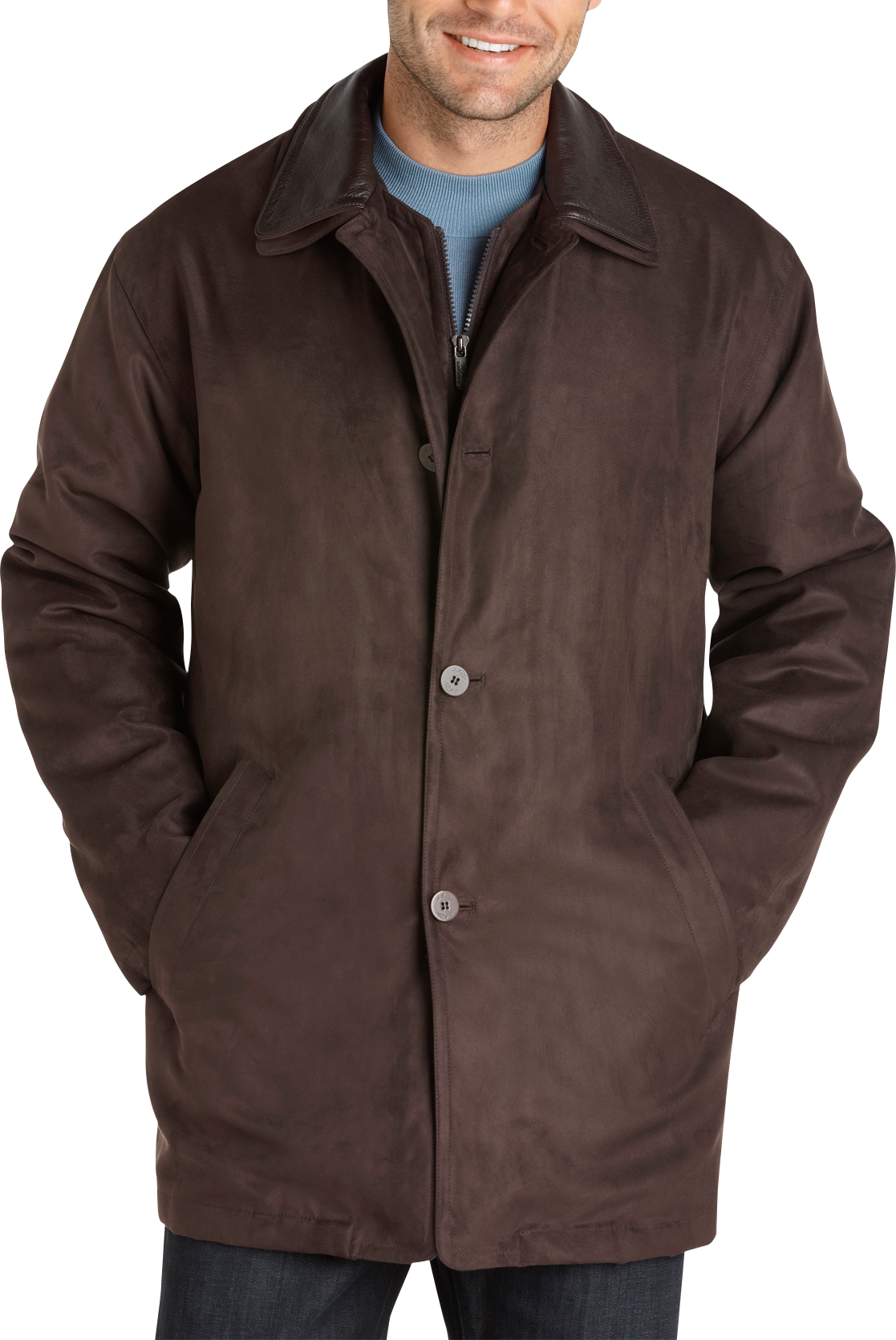 Rainforest Brown Microsuede Jacket