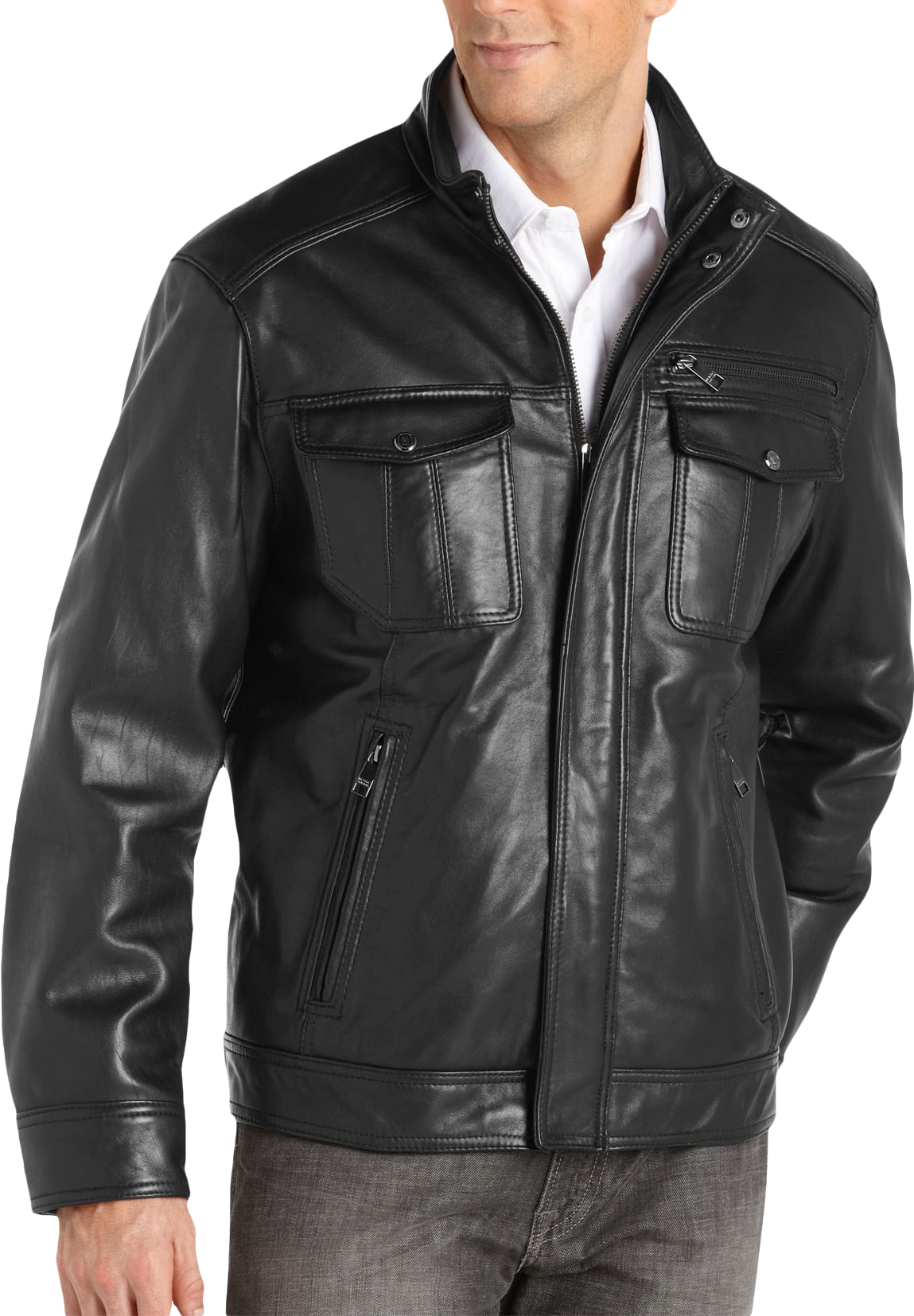 Marc New York Black Leather Jacket